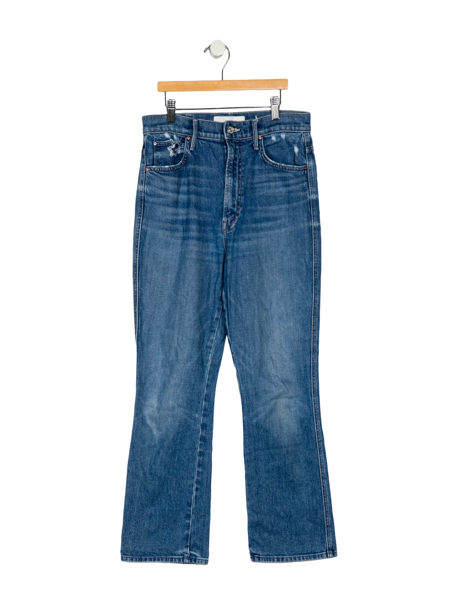 Mother High-Rise Straight Leg Jeans