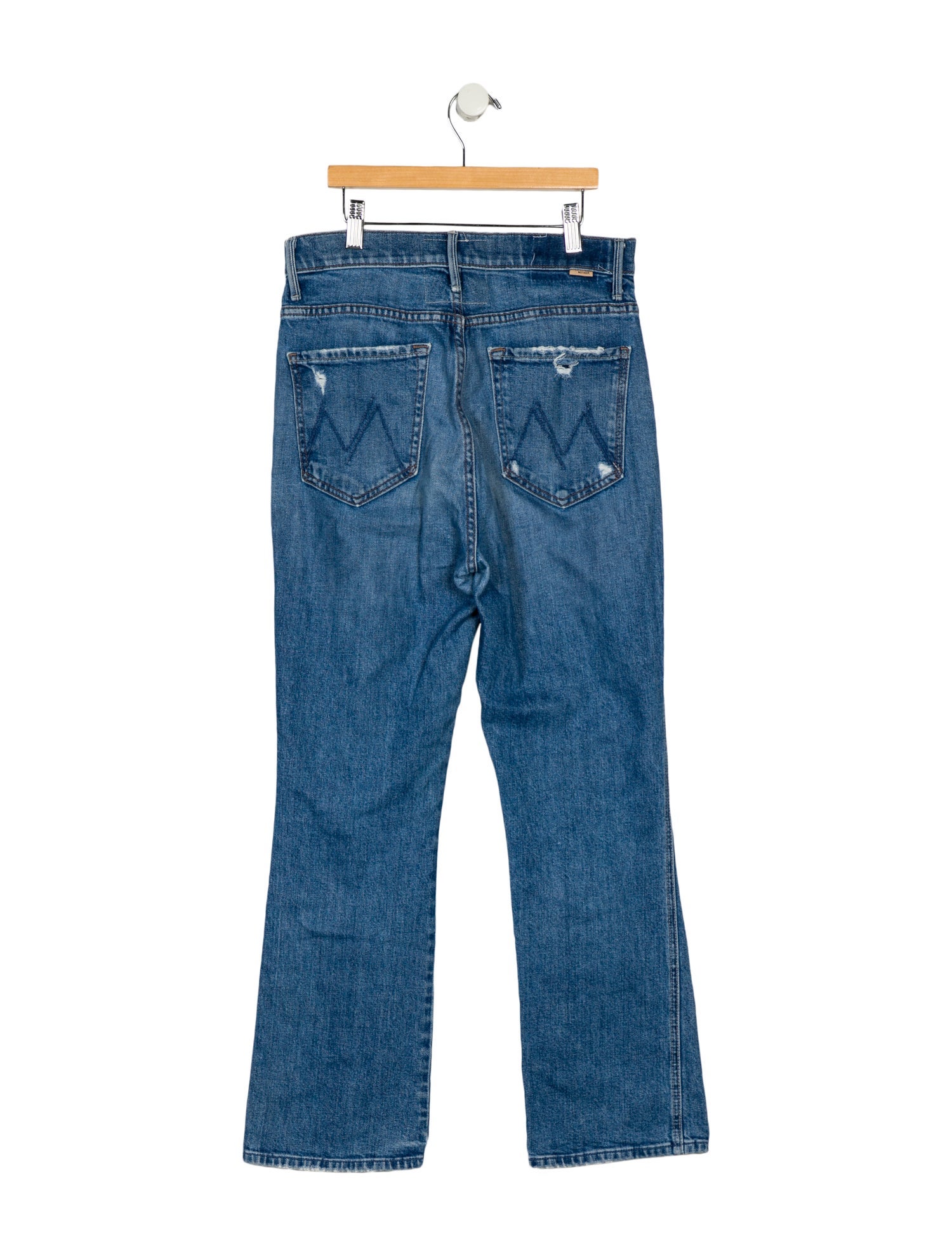 Mother High-Rise Straight Leg Jeans