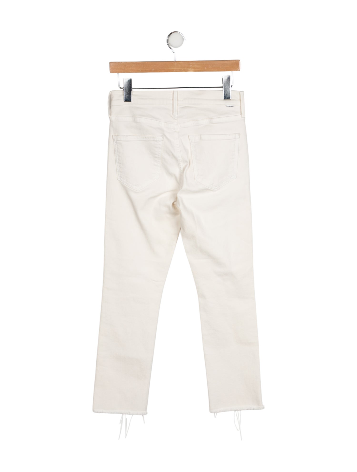 Mother Mid-Rise Straight Leg Jeans