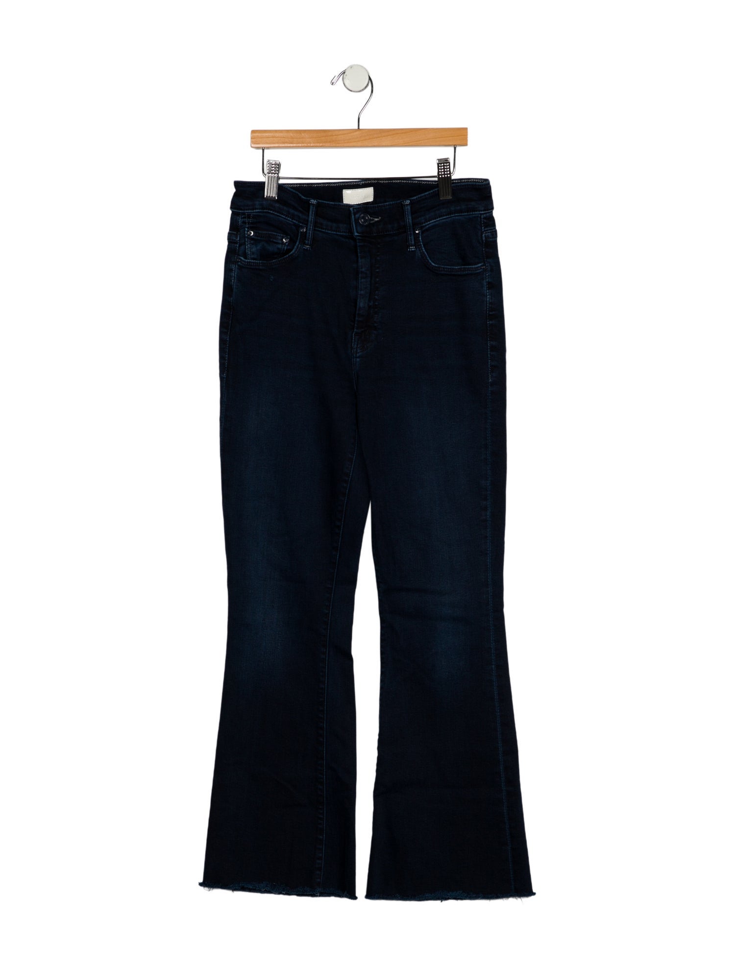 Mother Mid-Rise Wide Leg Jeans