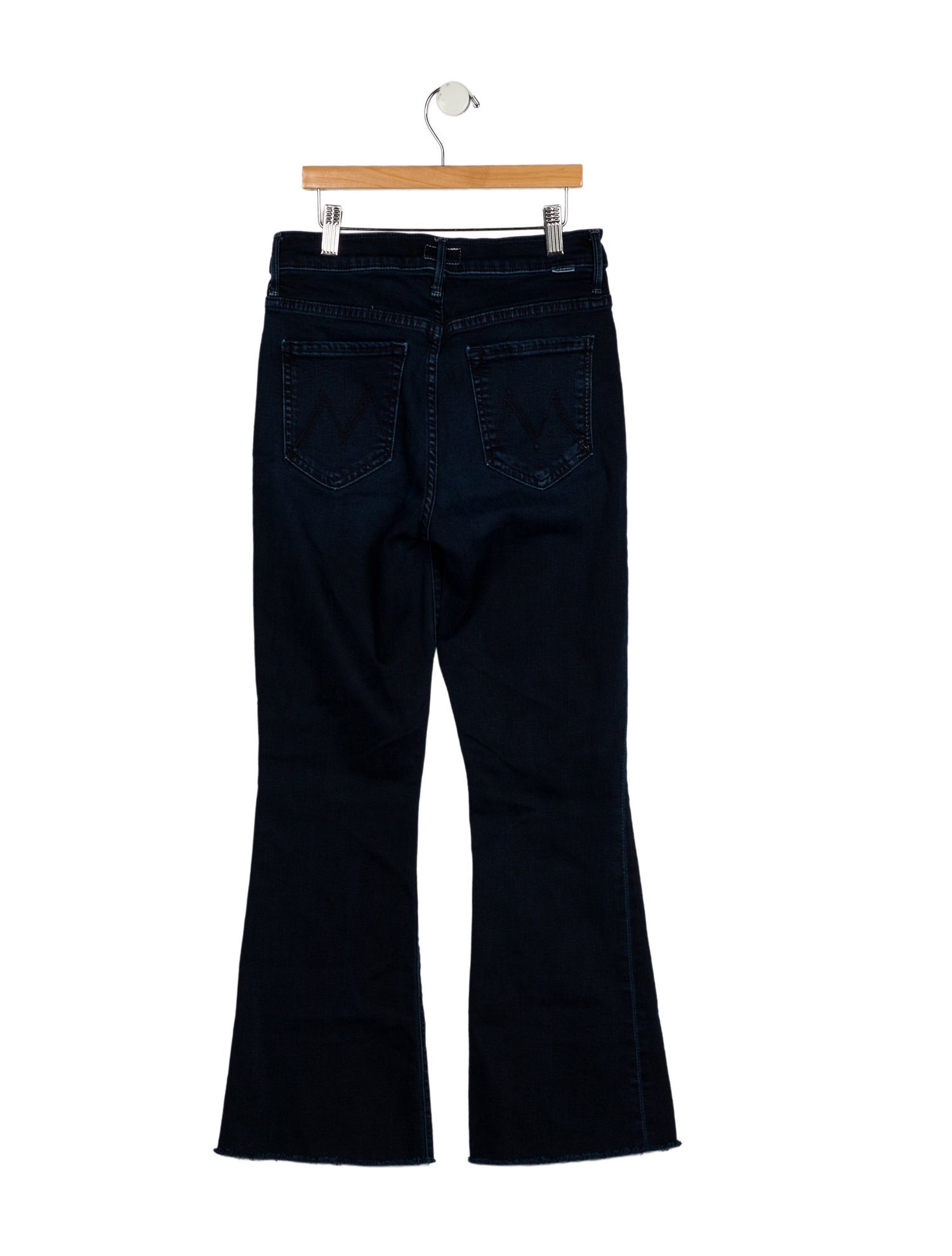 Mother Mid-Rise Wide Leg Jeans
