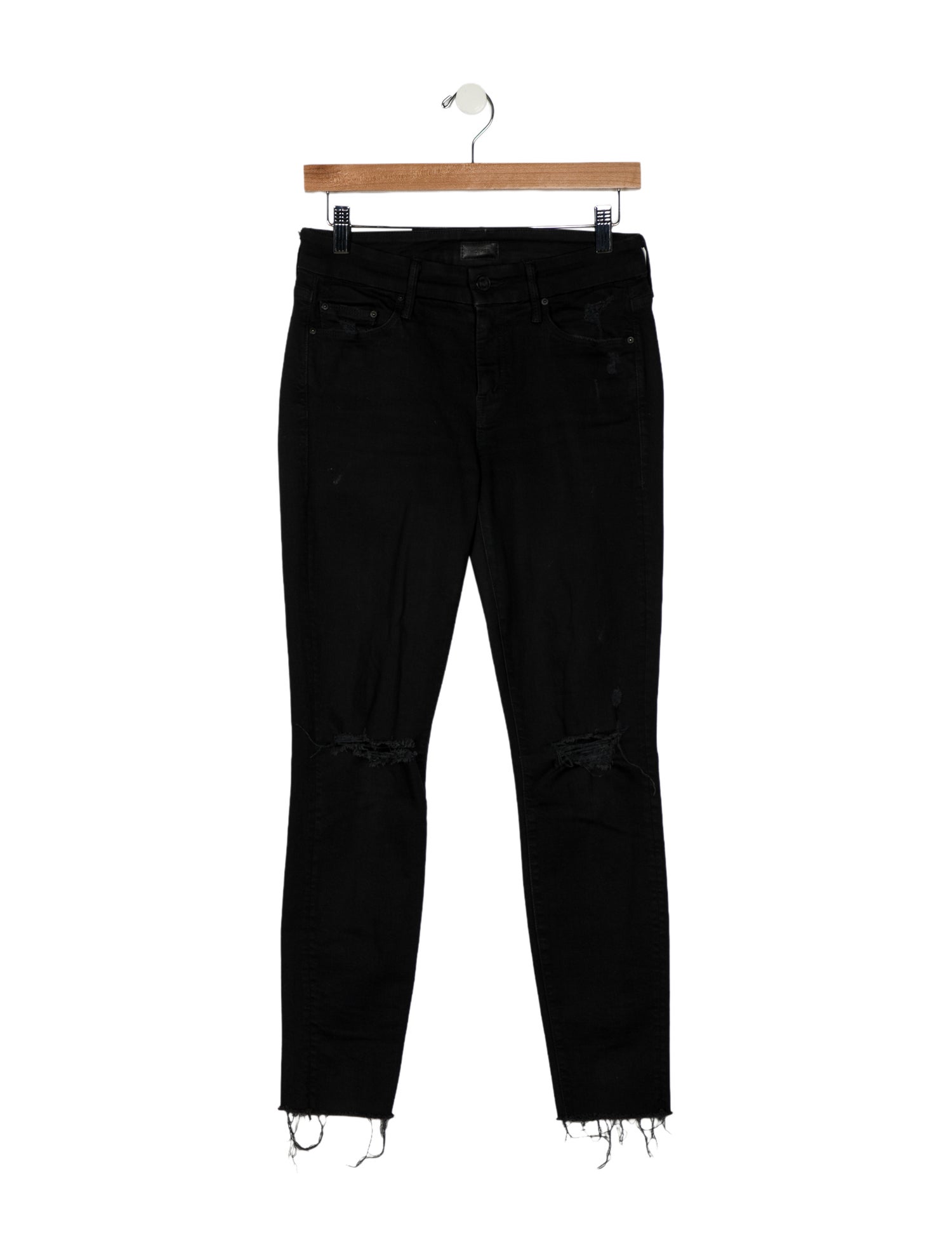 Mother Mid-Rise Skinny Leg Jeans