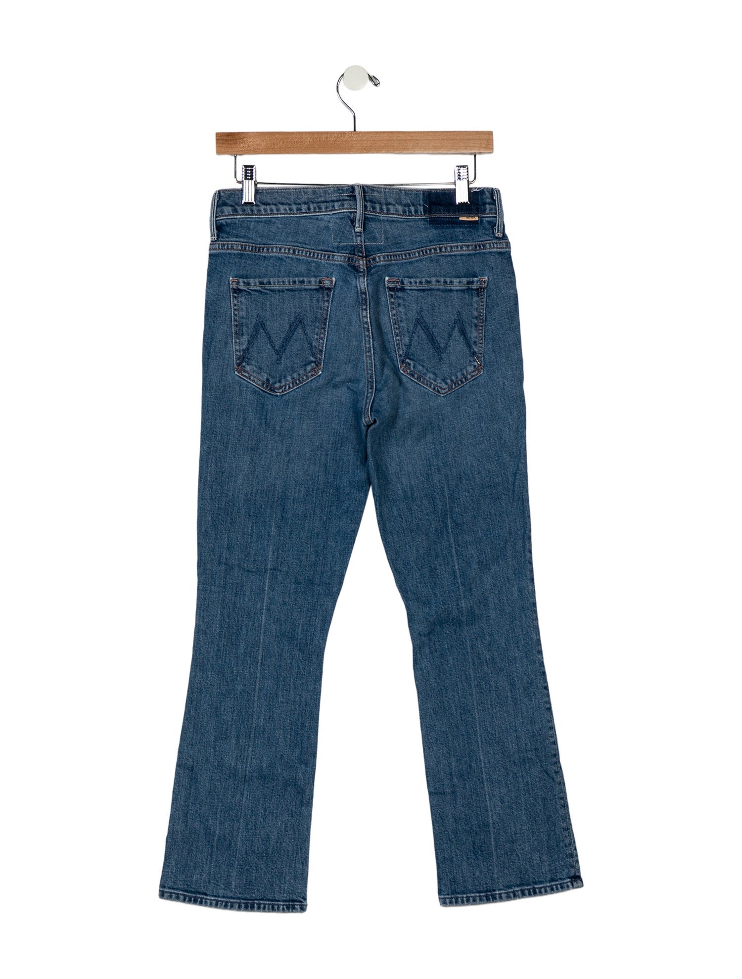 Mother Mid-Rise Straight Leg Jeans