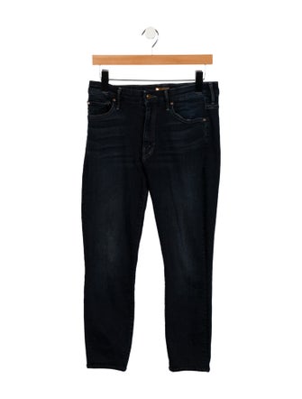 Mother Mid-Rise Straight Leg Jeans