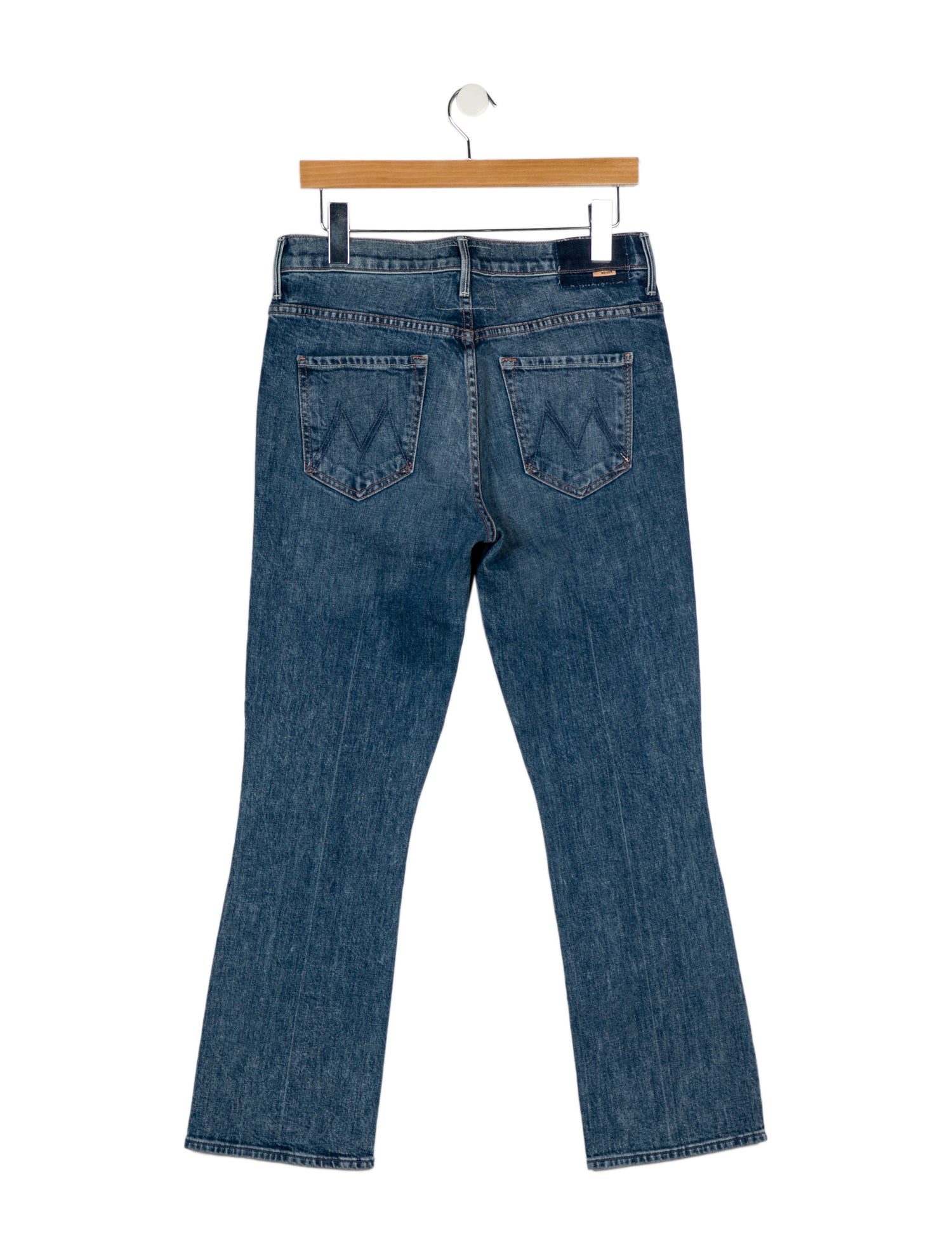 Mother Mid-Rise Straight Leg Jeans