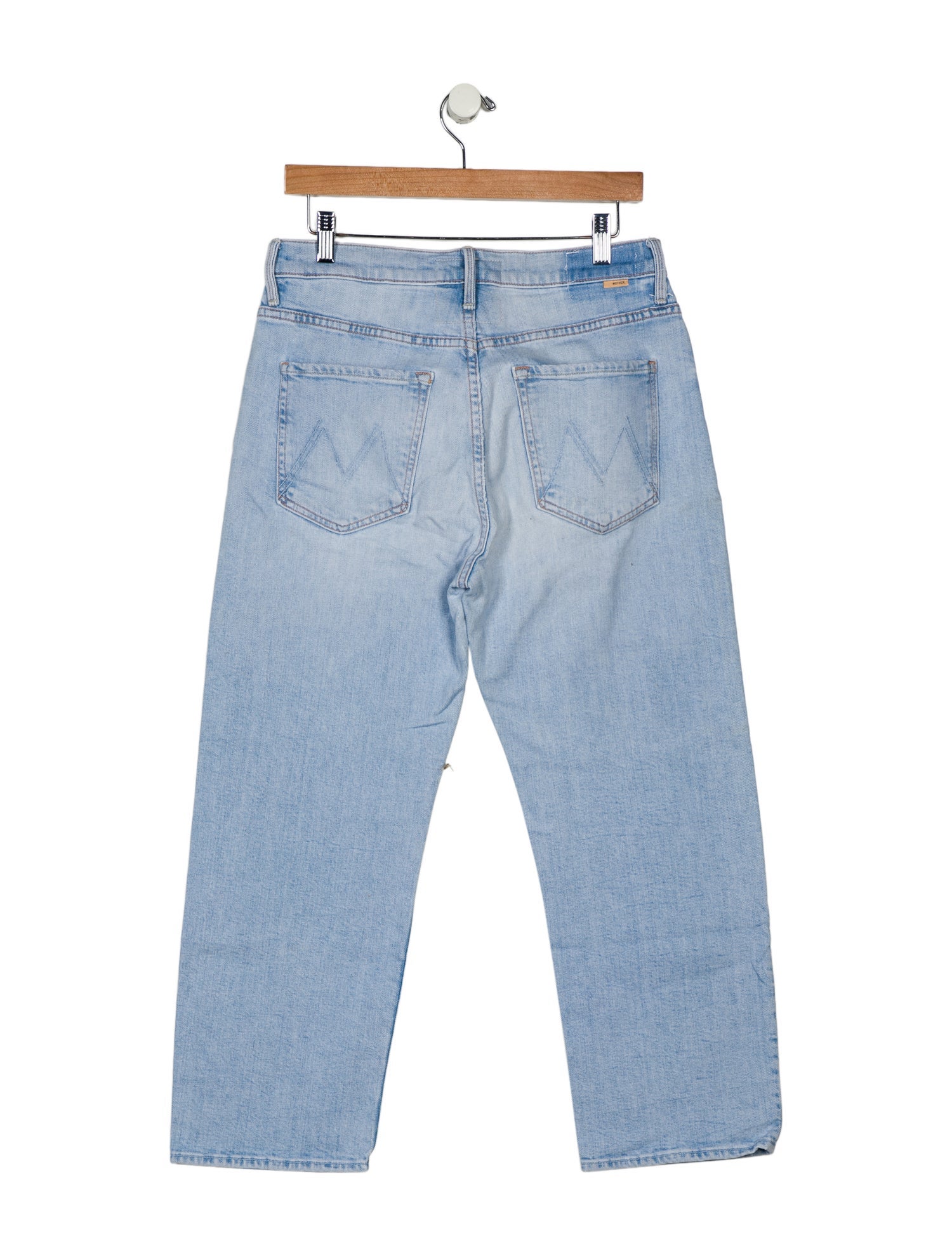 Mother High-Rise Straight Leg Jeans