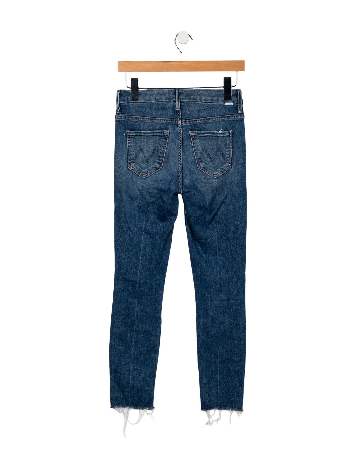 Mother Mid-Rise Skinny Leg Jeans