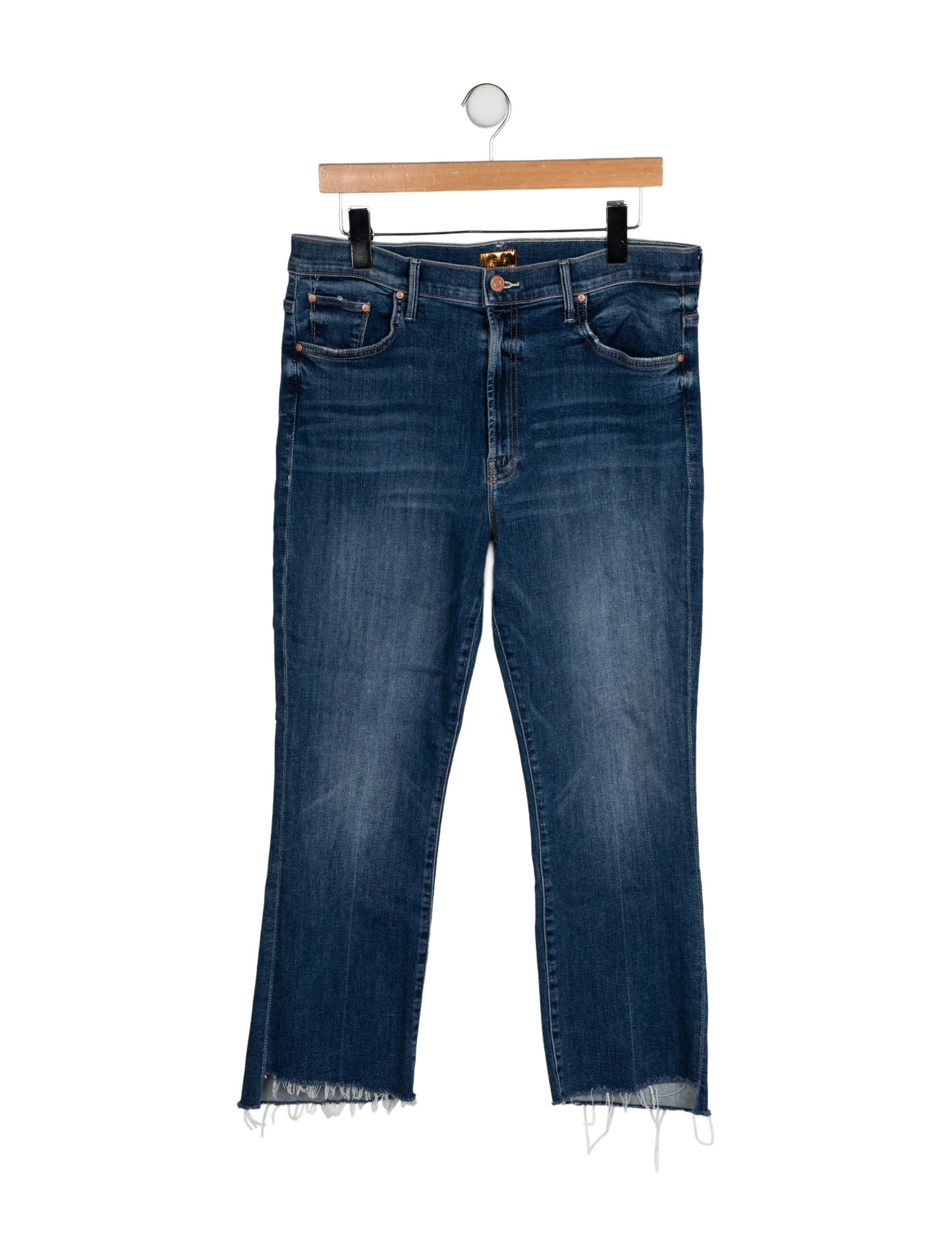 Mother High-Rise Straight Leg Jeans