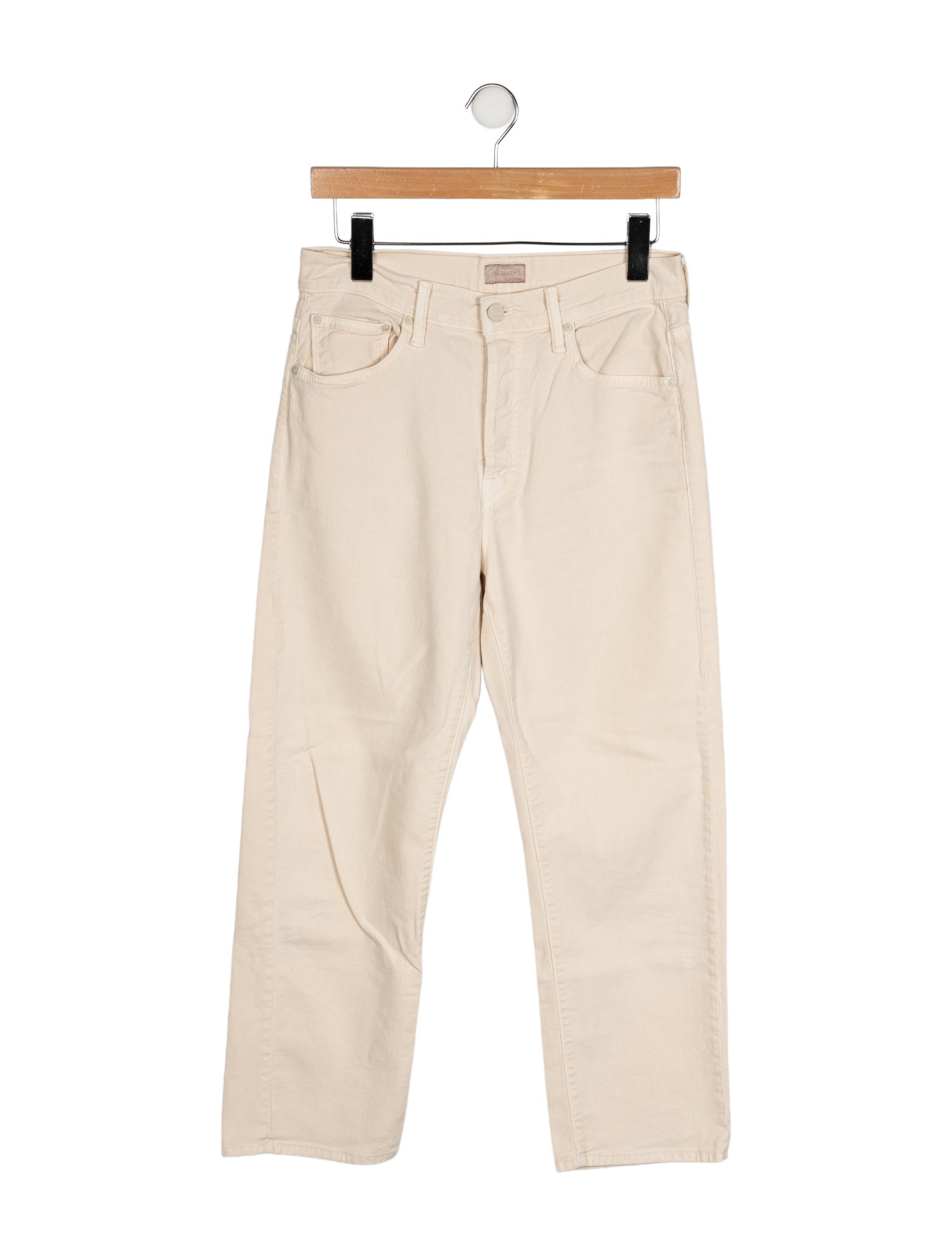 Mother Mid-Rise Straight Leg Jeans
