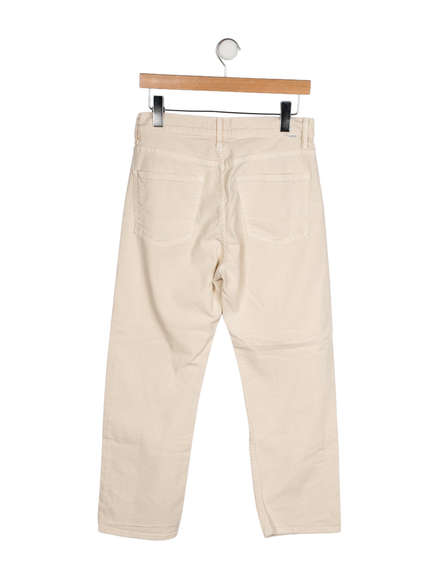Mother Mid-Rise Straight Leg Jeans