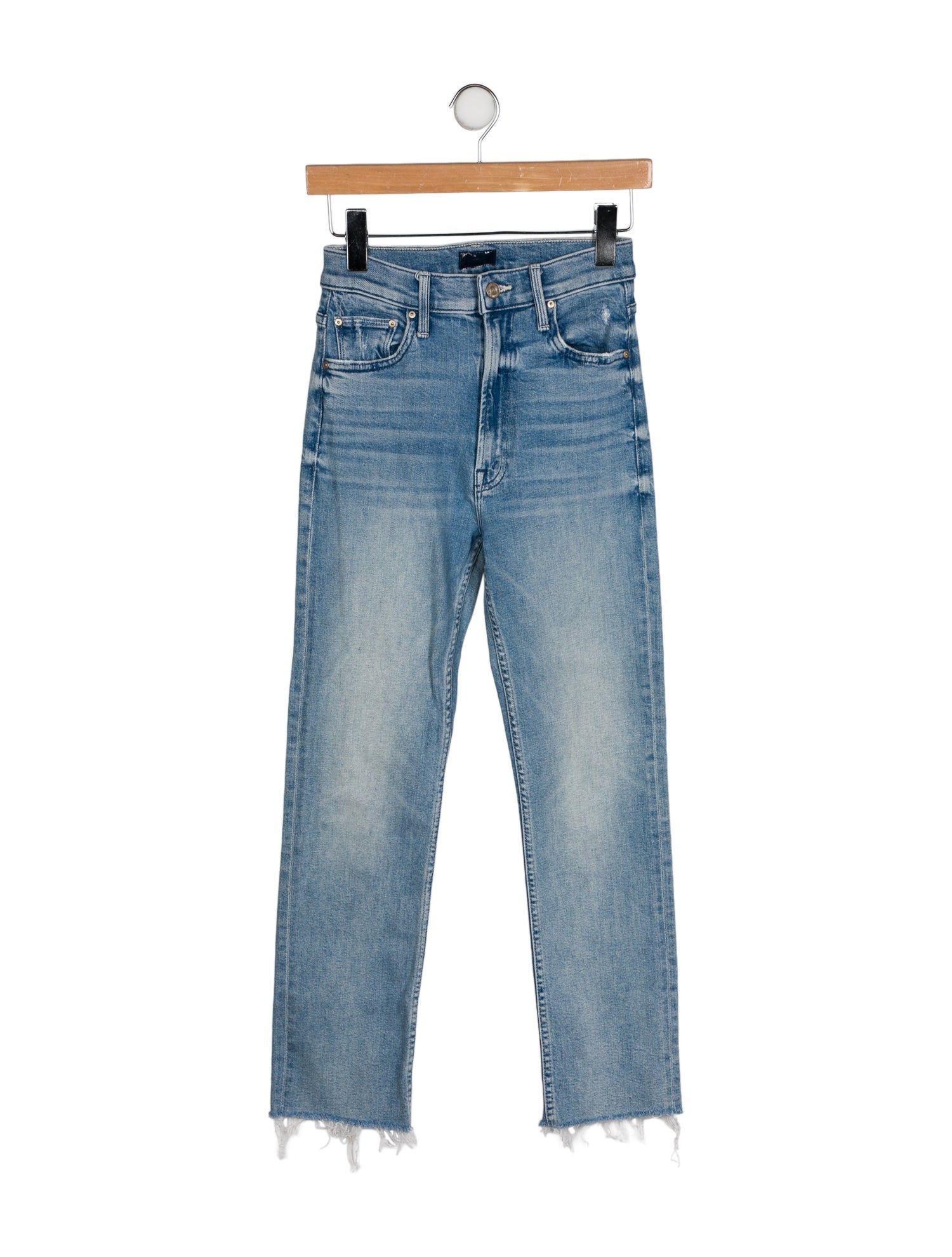Mother High-Rise Straight Leg Jeans