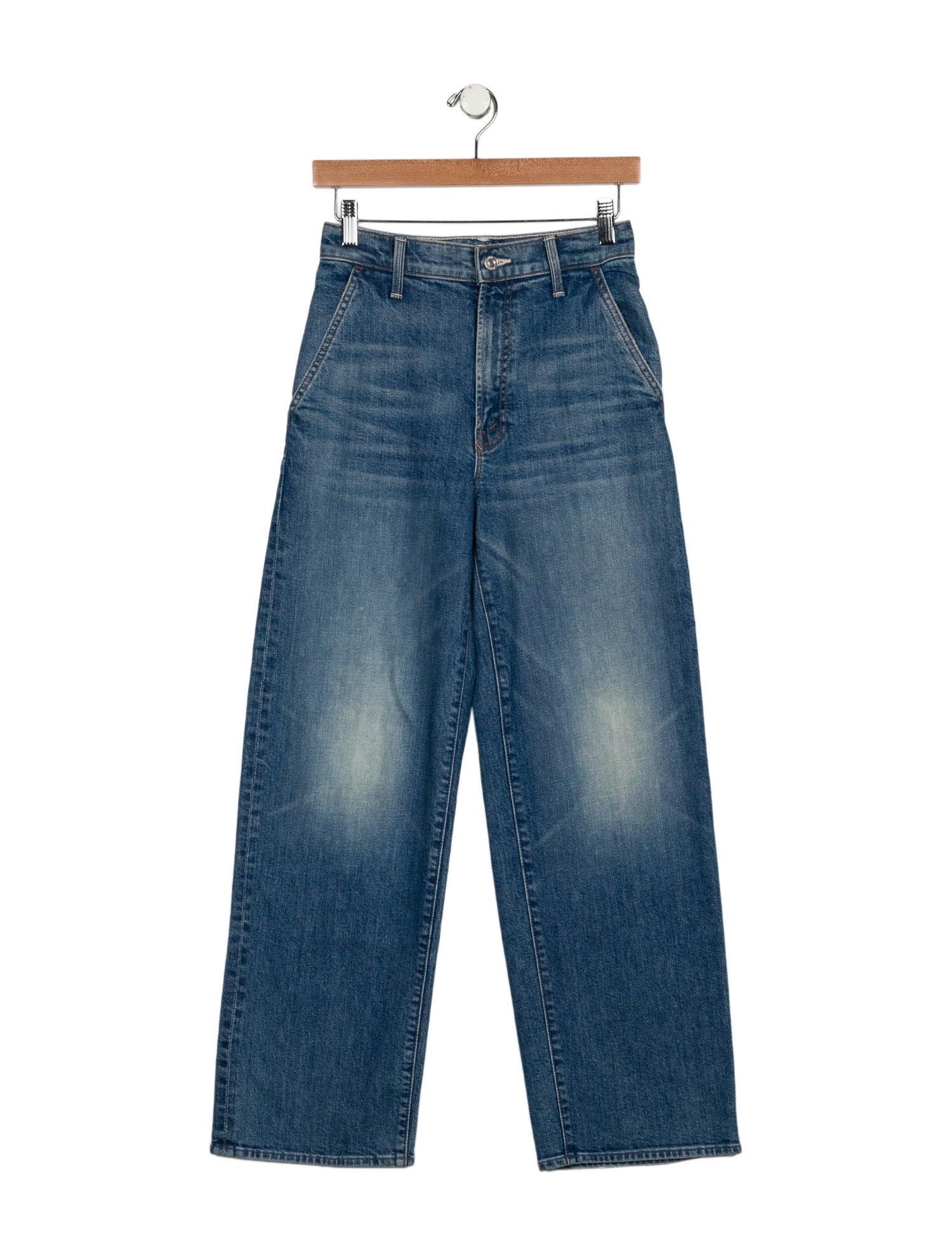 Mother High-Rise Wide Leg Jeans