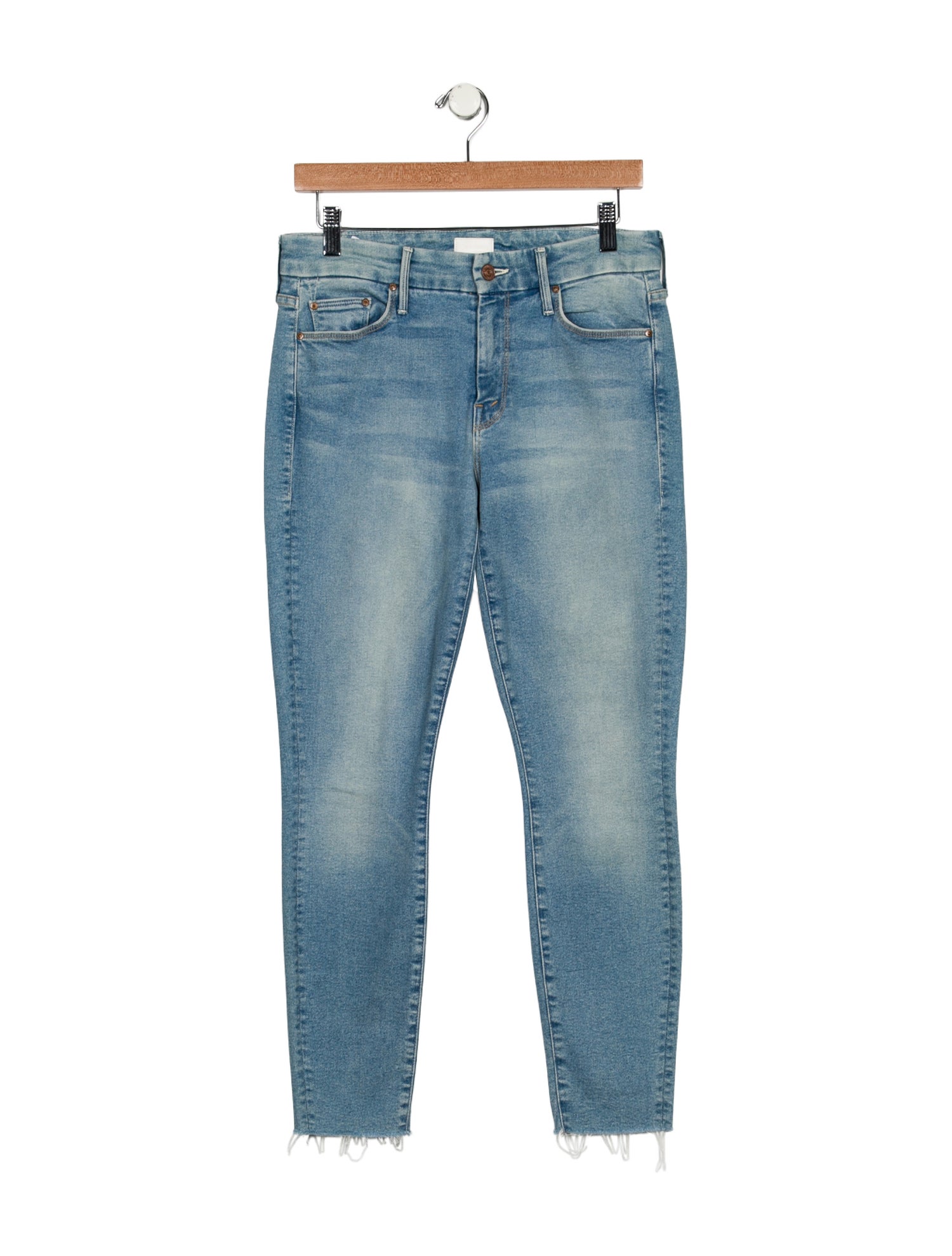 Mother Mid-Rise Skinny Leg Jeans