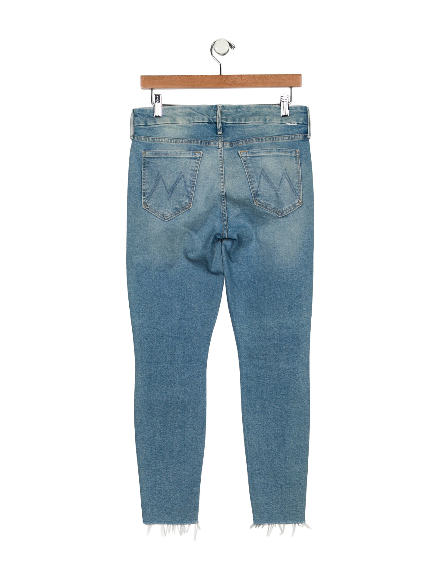 Mother Mid-Rise Skinny Leg Jeans