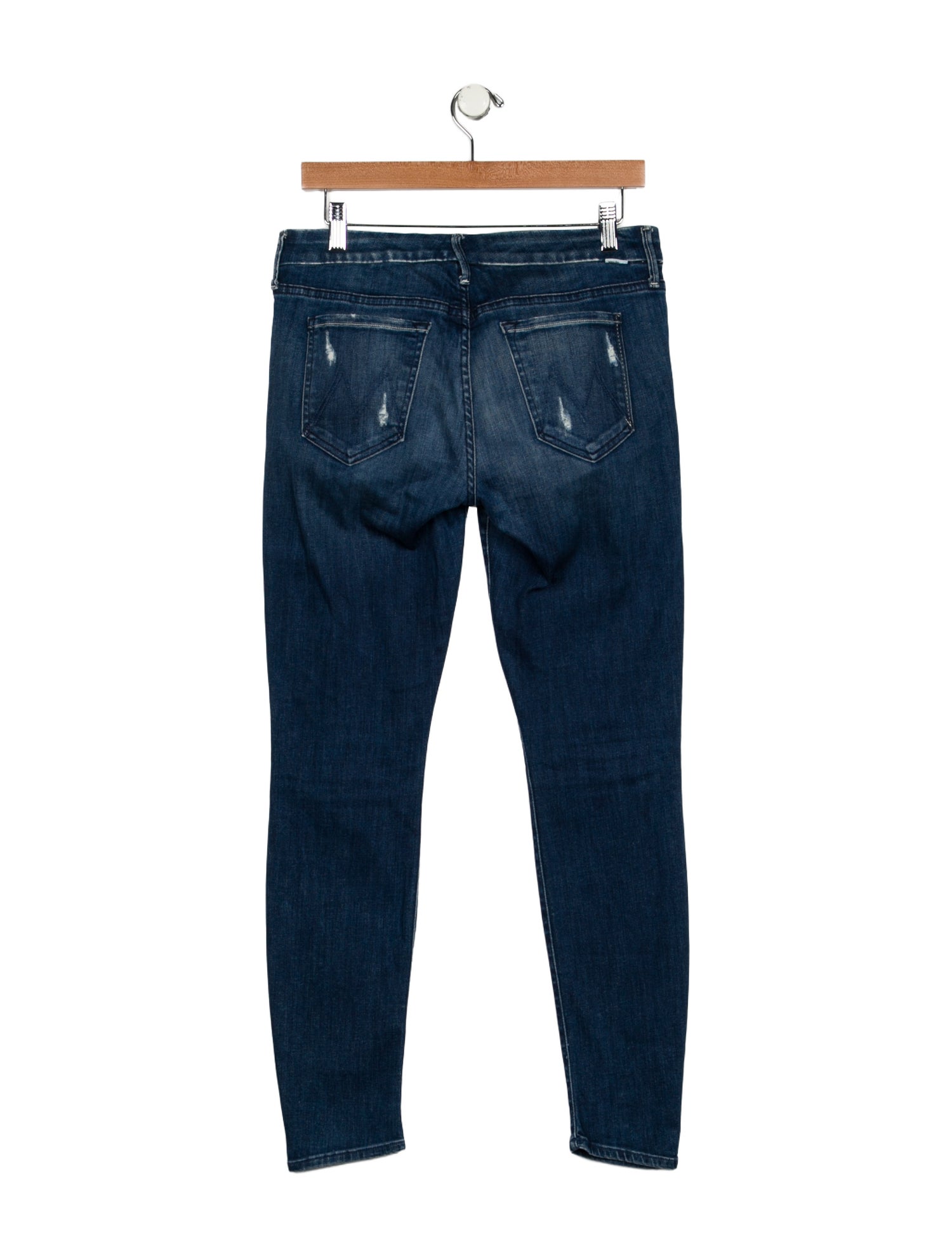 Mother Mid-Rise Skinny Leg Jeans