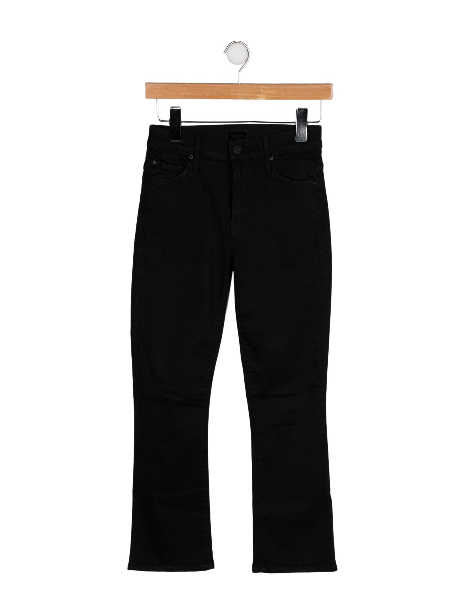 Mother Mid-Rise Straight Leg Jeans