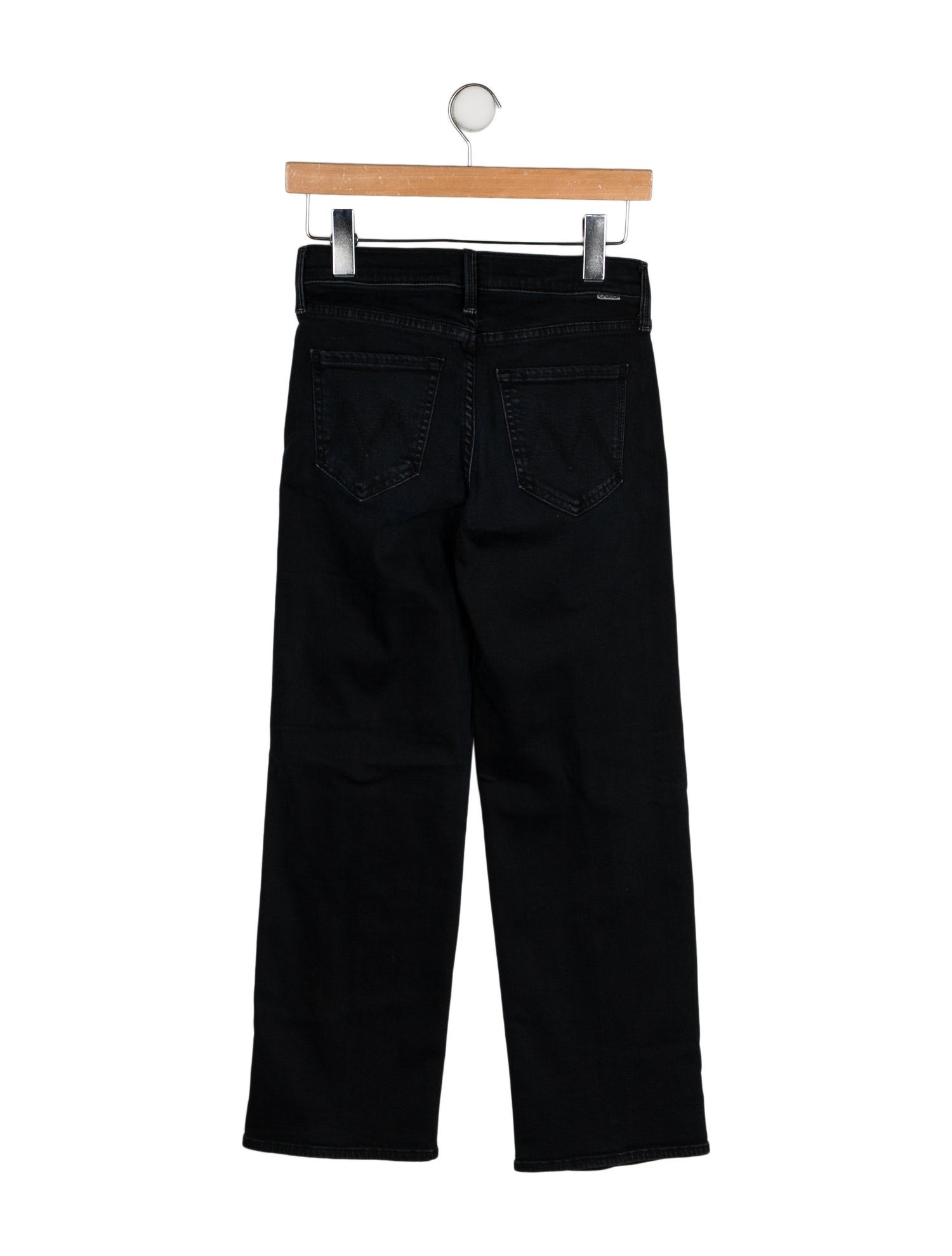 Mother Mid-Rise Wide Leg Jeans