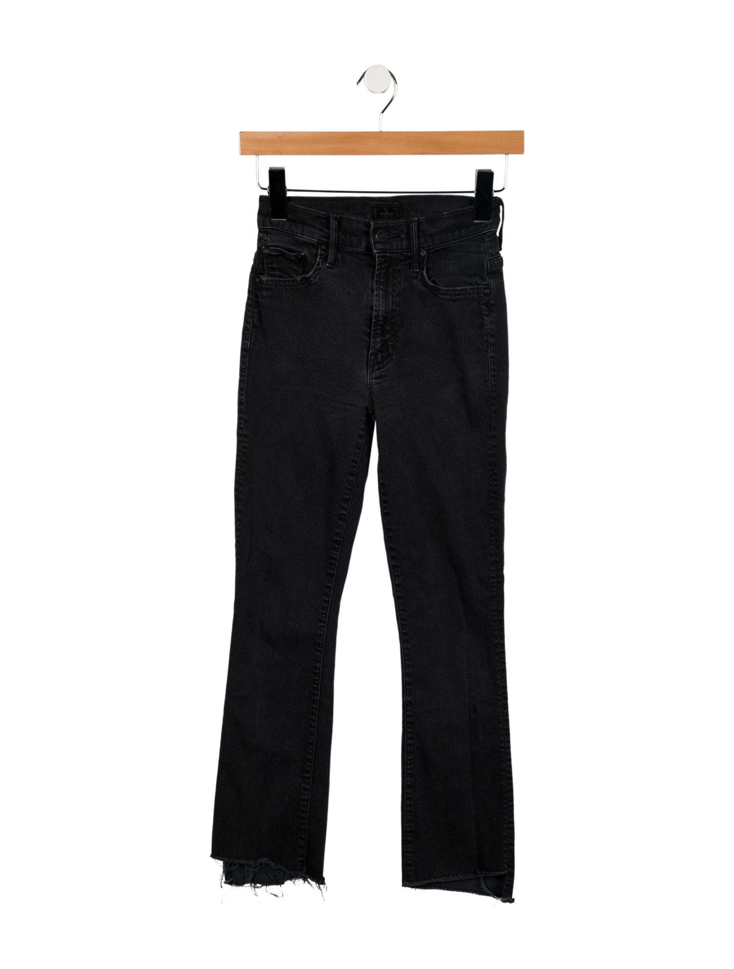Mother Mid-Rise Straight Leg Jeans