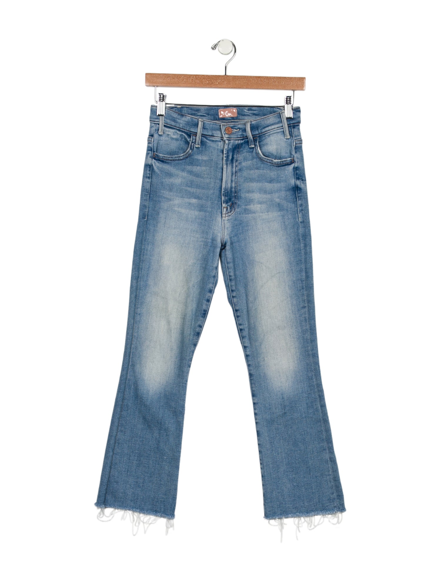 Mother Mid-Rise Straight Leg Jeans