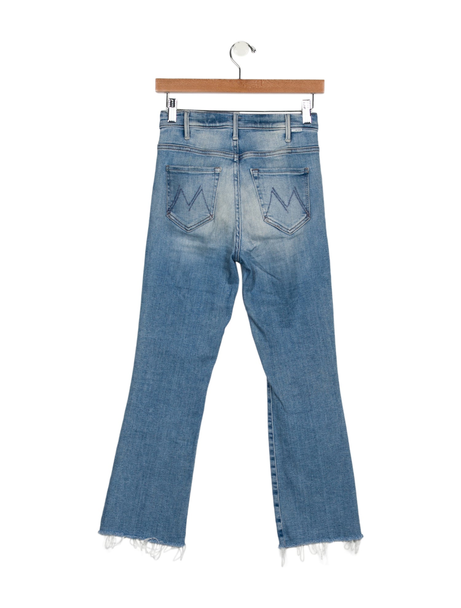 Mother Mid-Rise Straight Leg Jeans