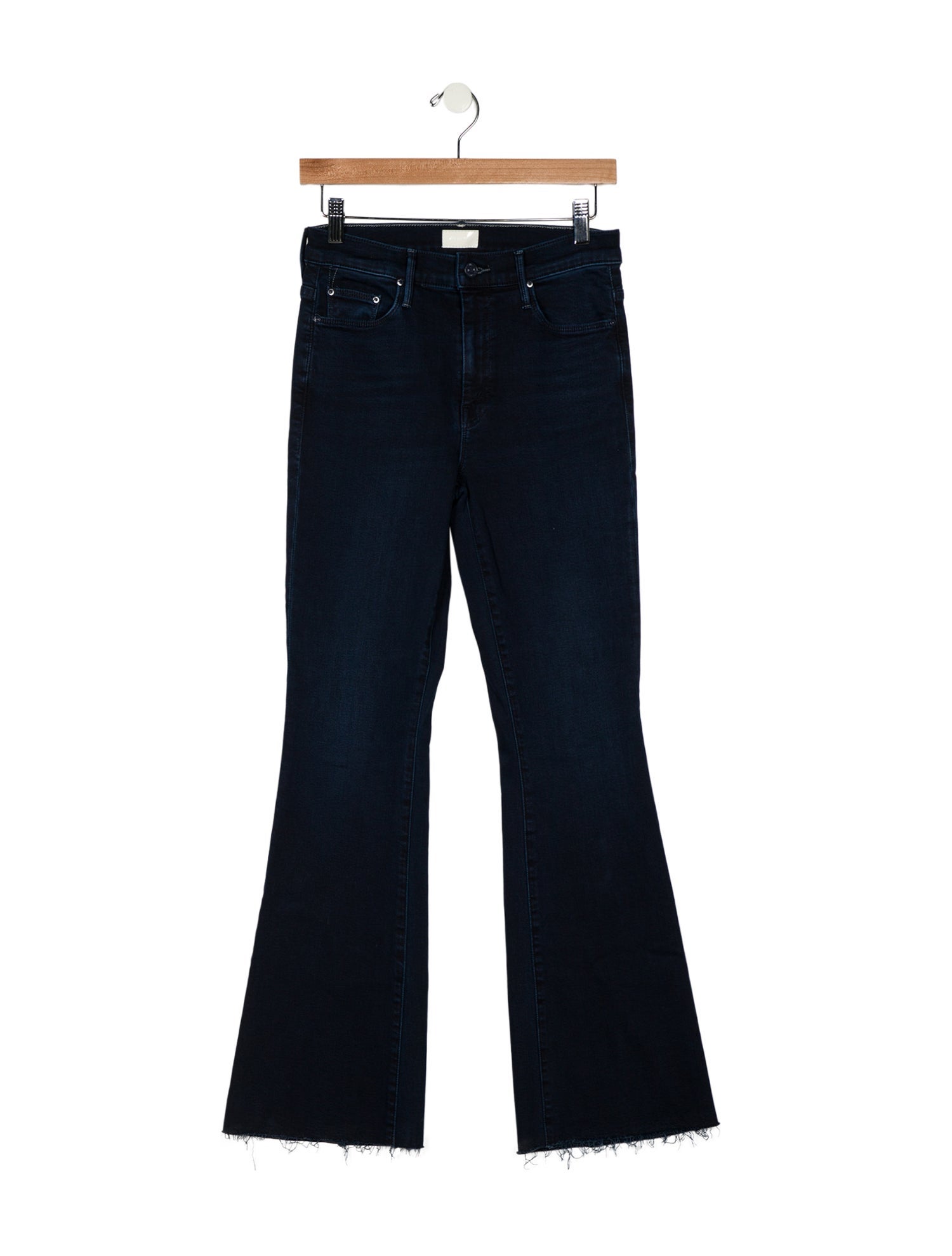 Mother Mid-Rise Wide Leg Jeans