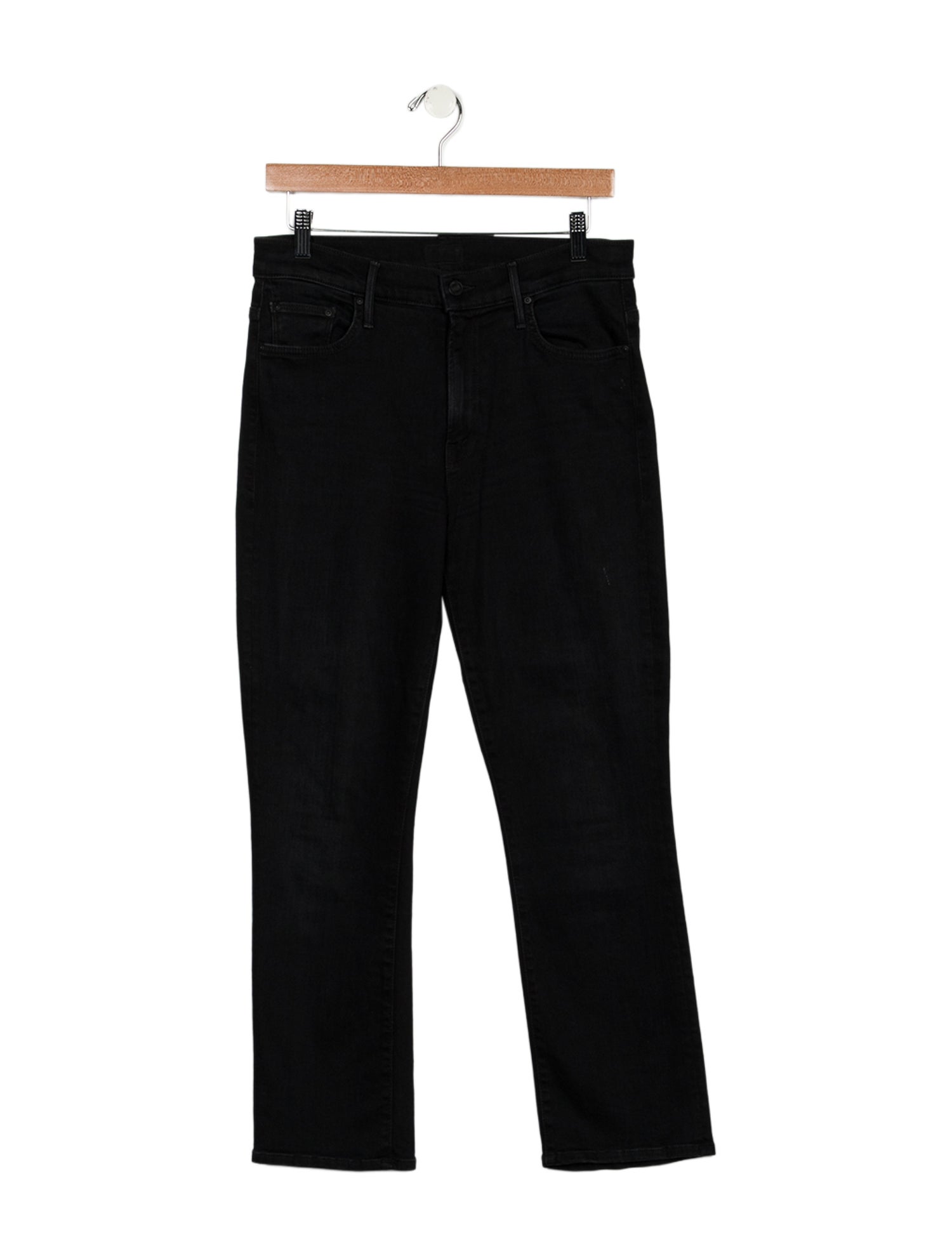 Mother Mid-Rise Straight Leg Jeans