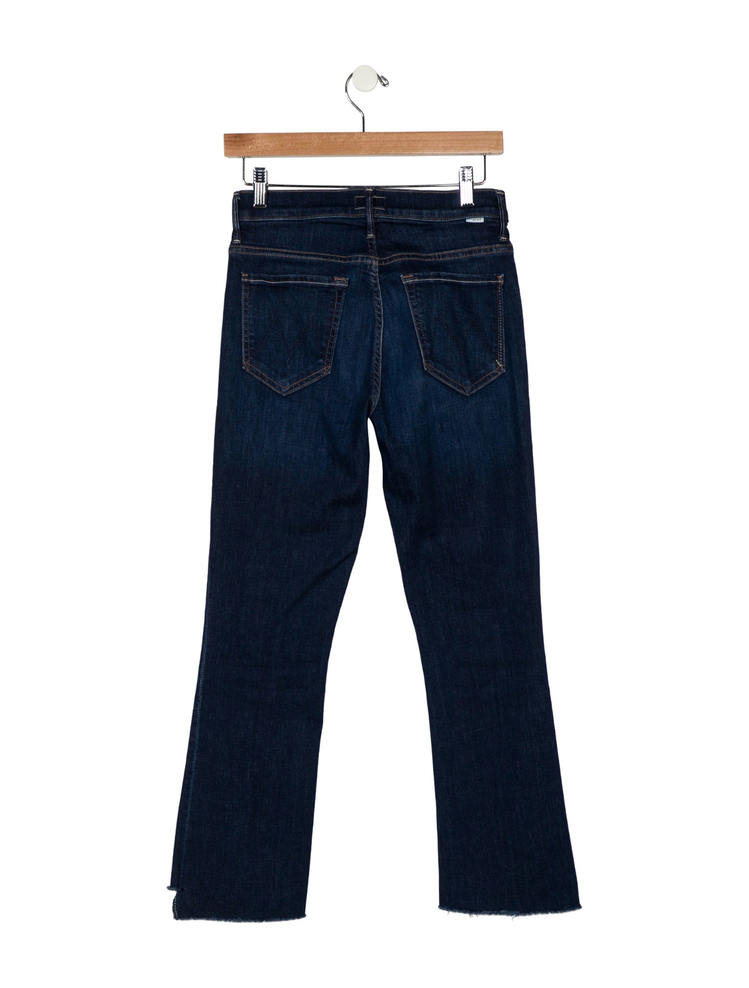Mother Mid-Rise Straight Leg Jeans