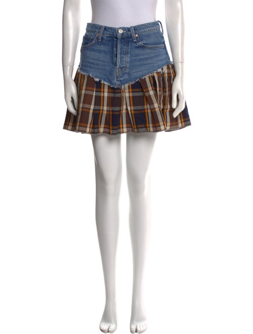 Mother Patterned Mini Skirt