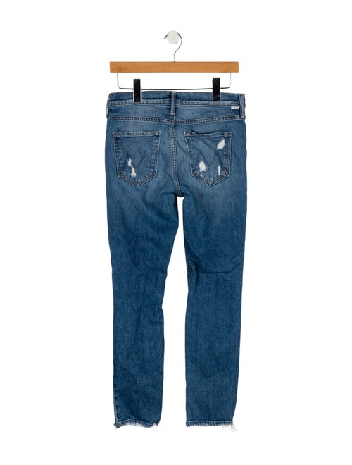 Mother Mid-Rise Skinny Leg Jeans