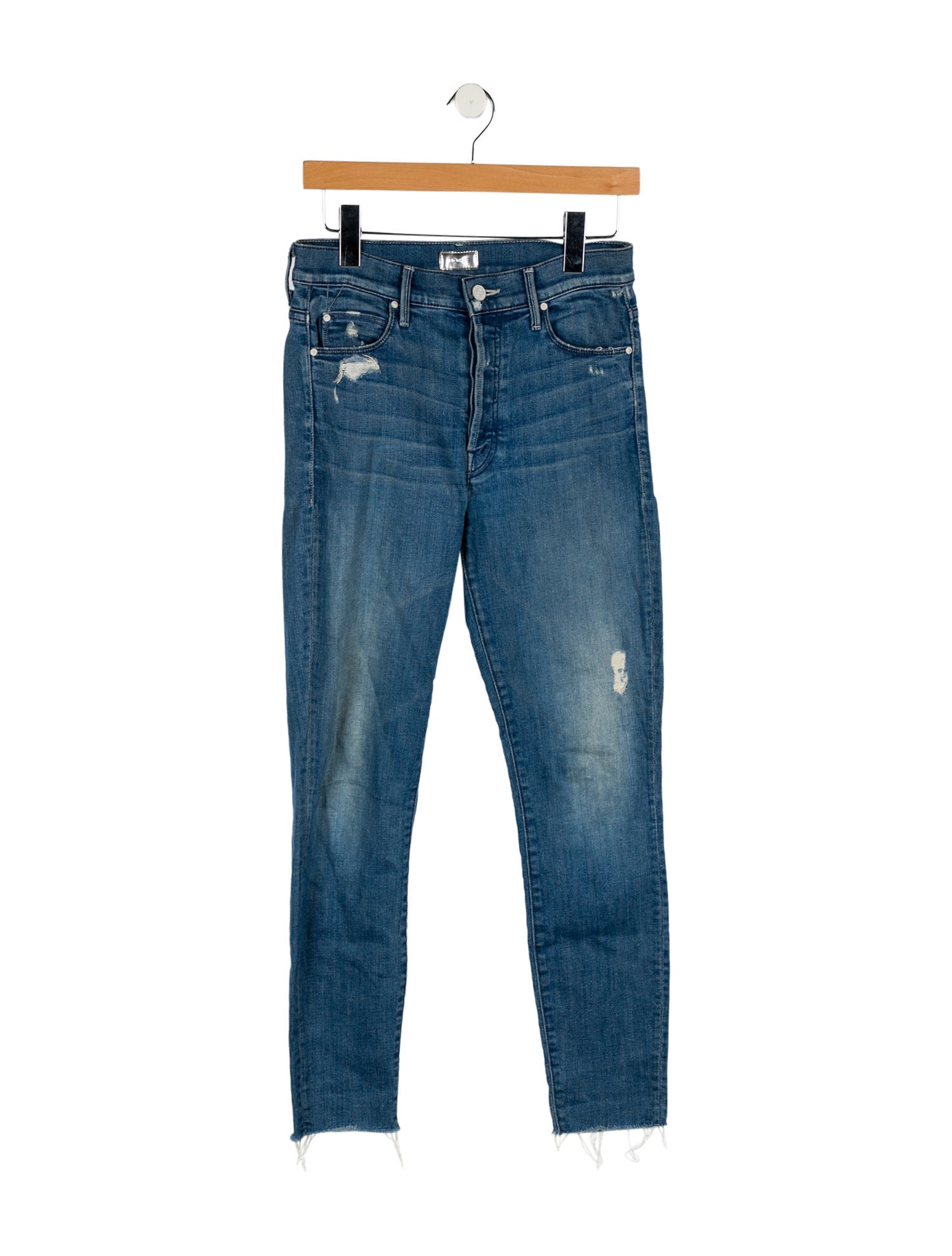 Mother Mid-Rise Skinny Leg Jeans