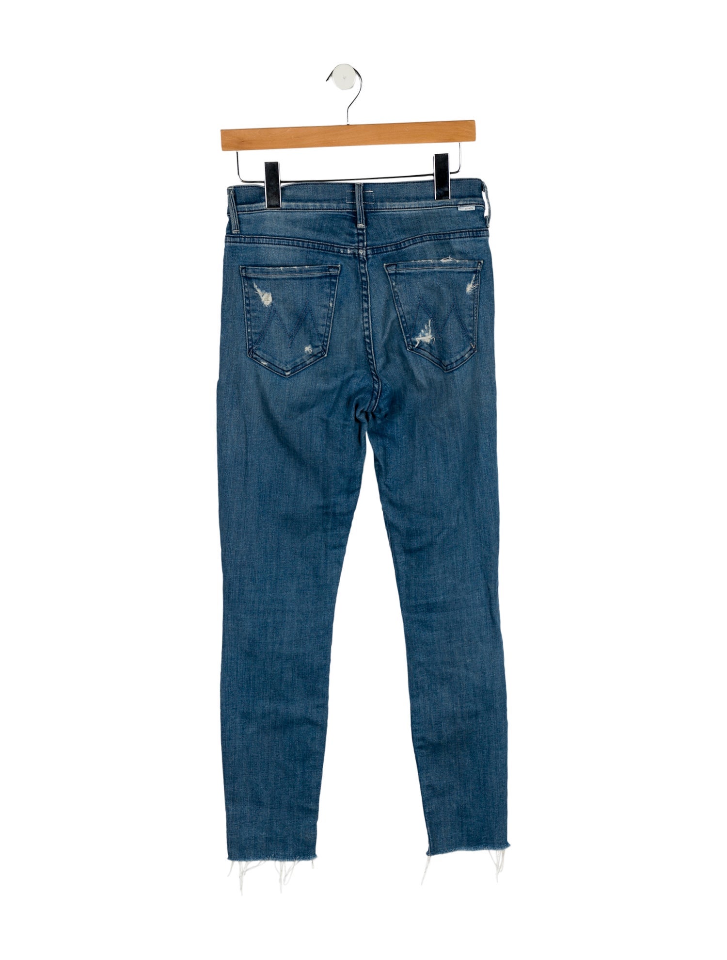 Mother Mid-Rise Skinny Leg Jeans