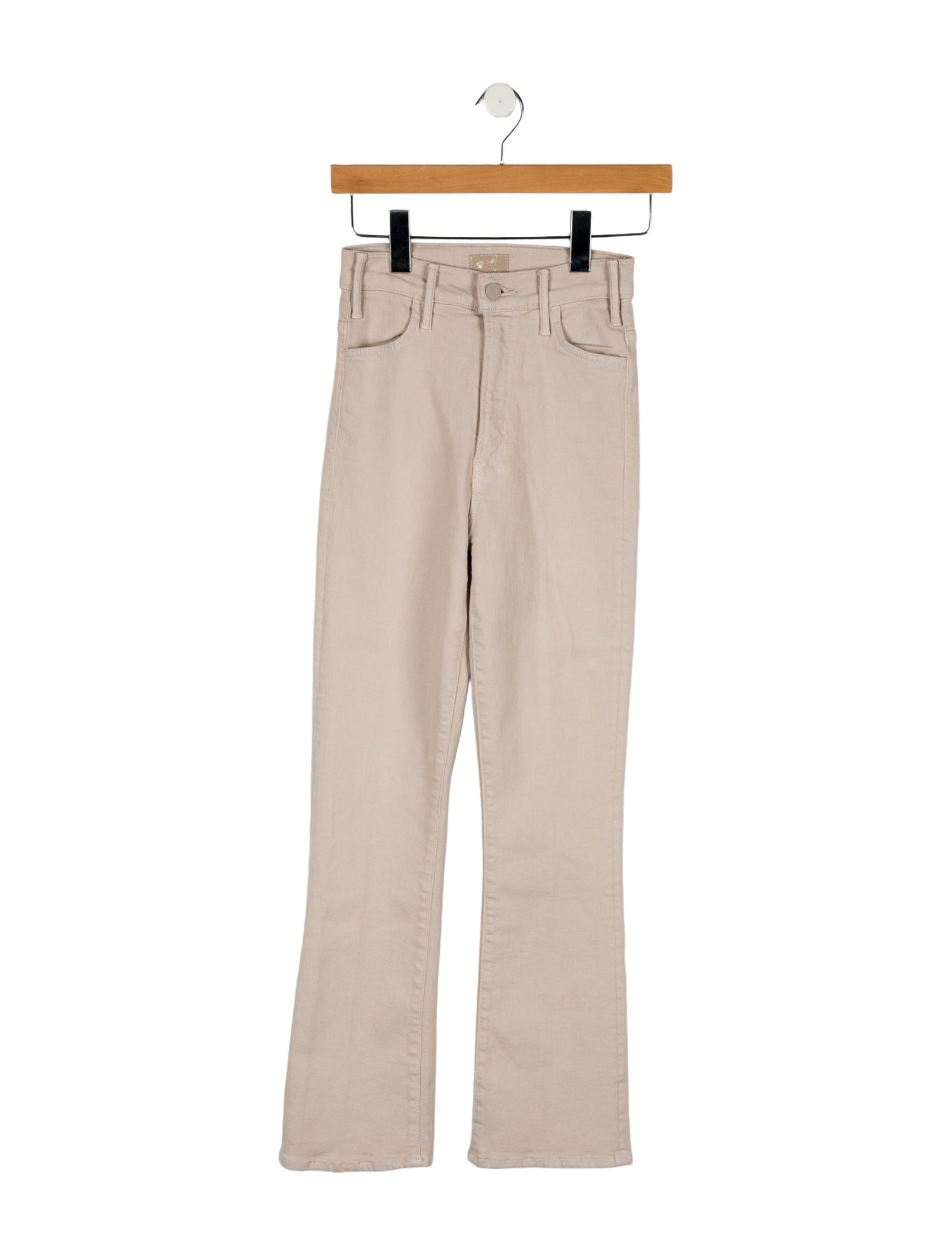 Mother Mid-Rise Straight Leg Jeans