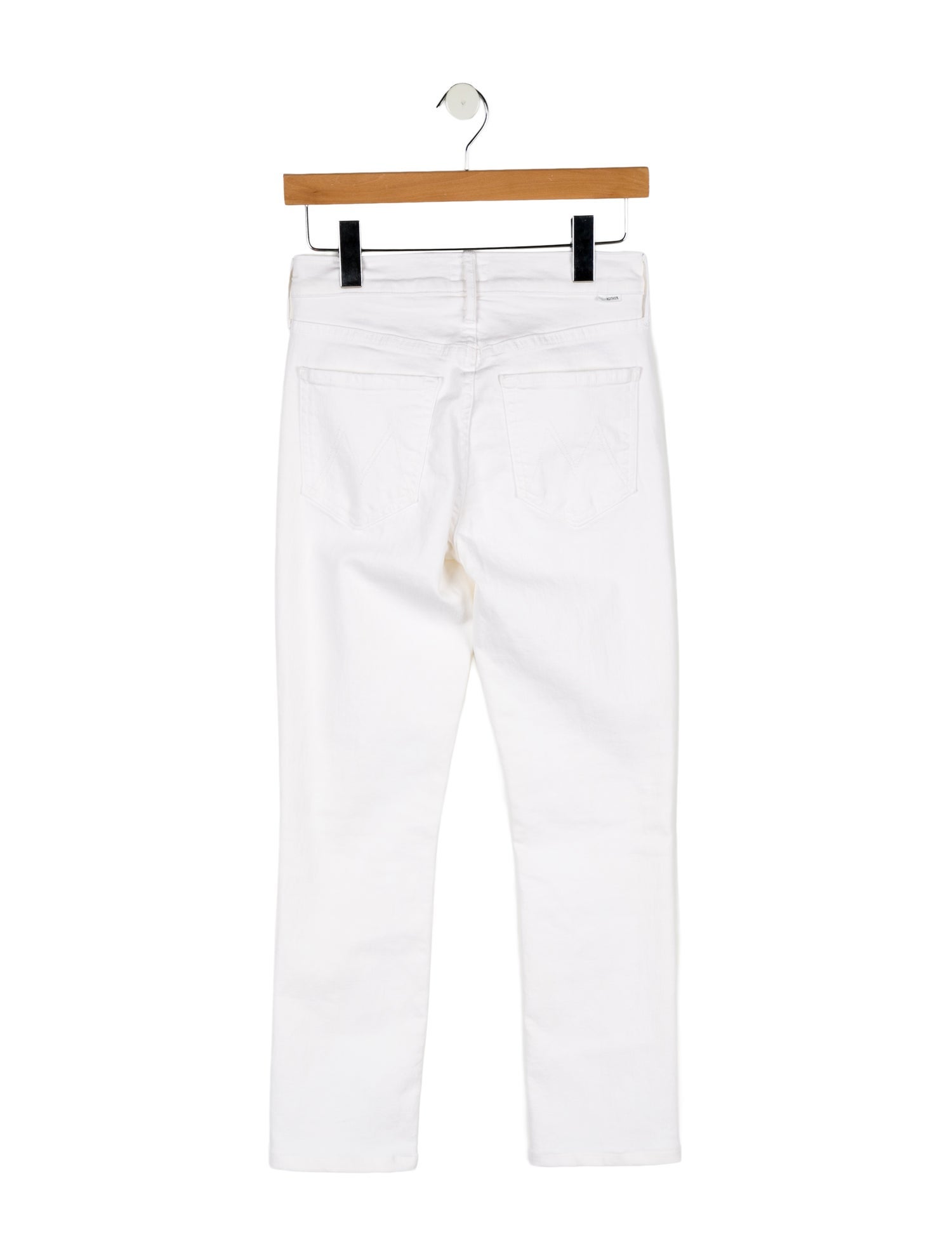 Mother Mid-Rise Straight Leg Jeans