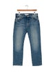 Mother Mid-Rise Straight Leg Jeans