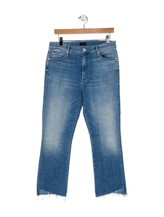 Mother Mid-Rise Straight Leg Jeans