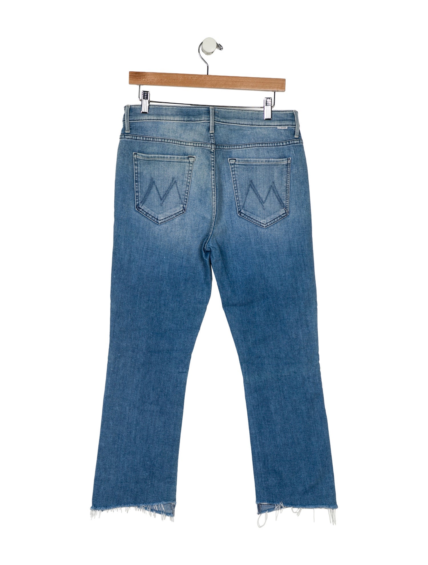 Mother Mid-Rise Straight Leg Jeans