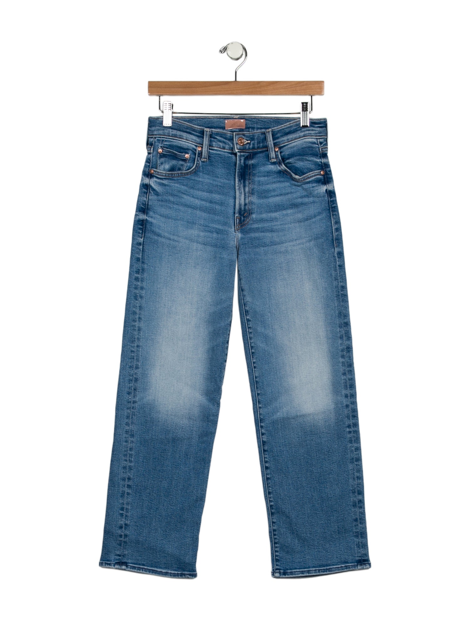 Mother High-Rise Straight Leg Jeans