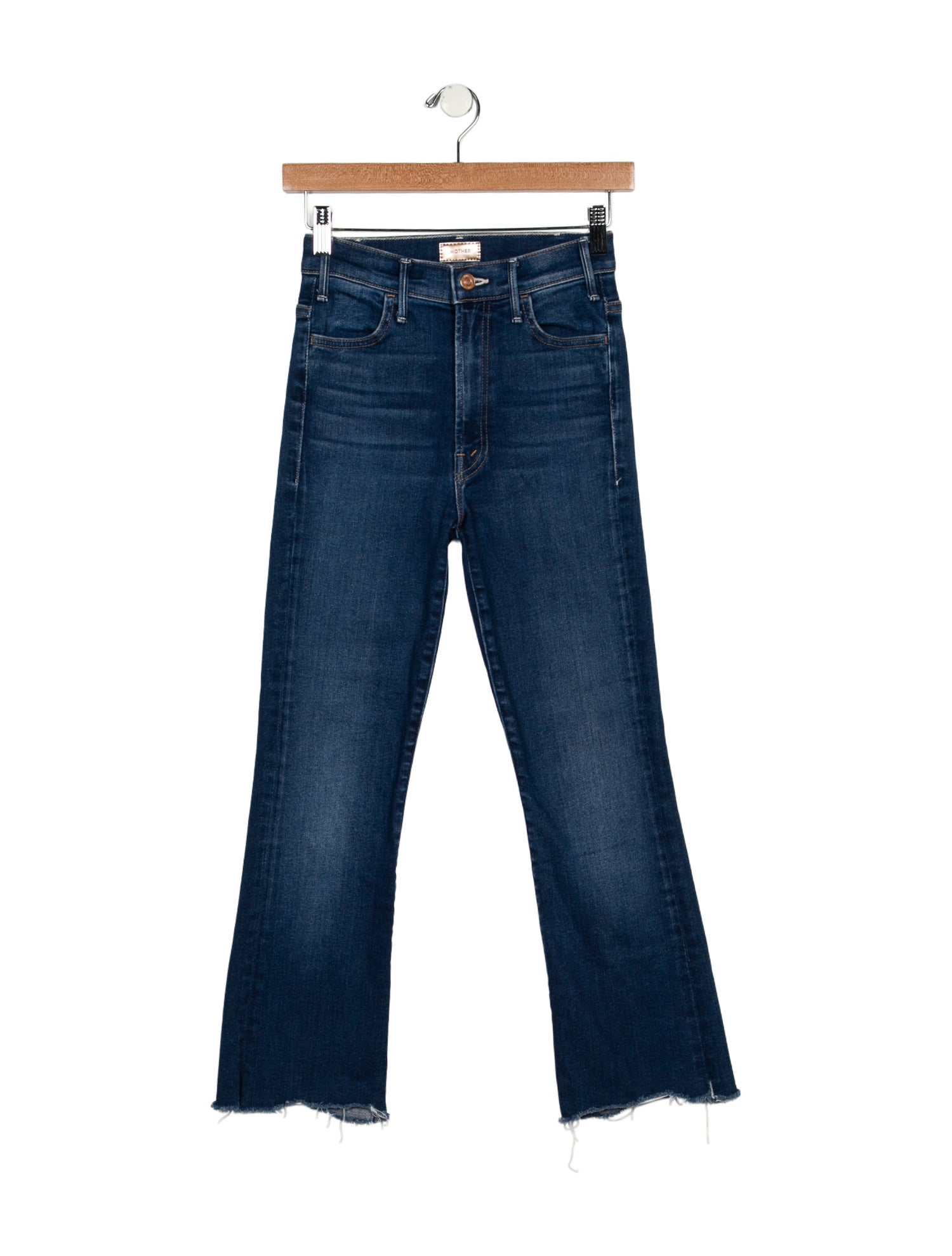 Mother Mid-Rise Straight Leg Jeans