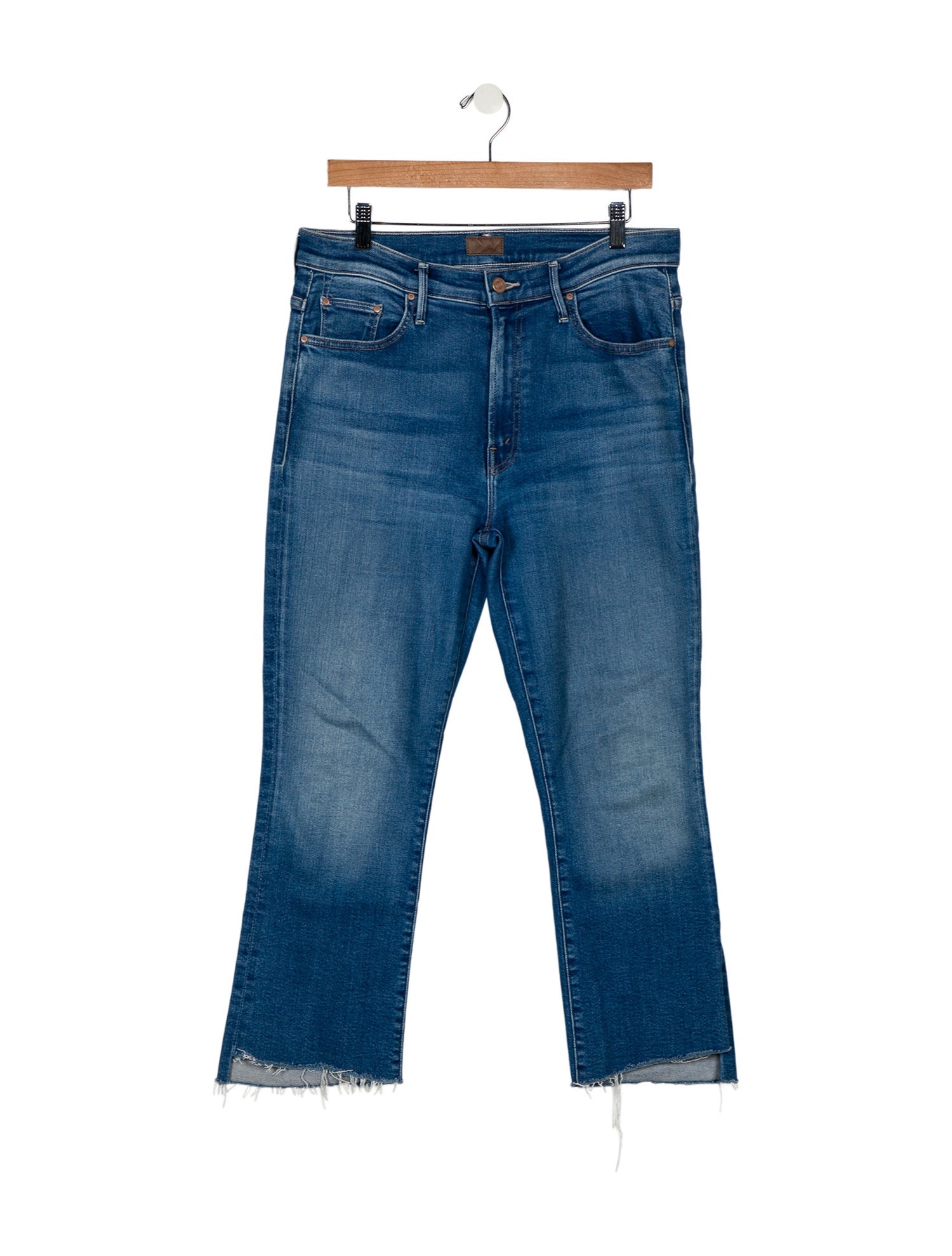 Mother High-Rise Straight Leg Jeans