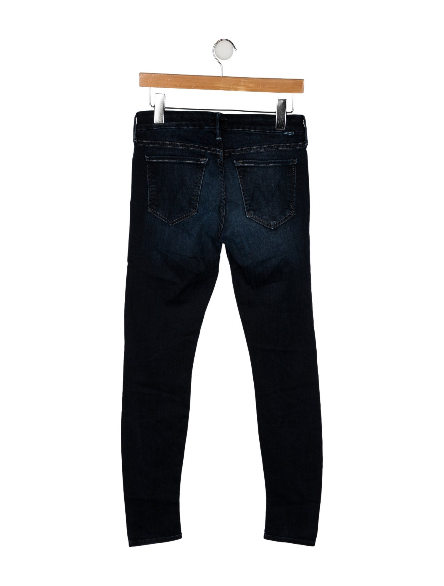 Mother Mid-Rise Skinny Leg Jeans