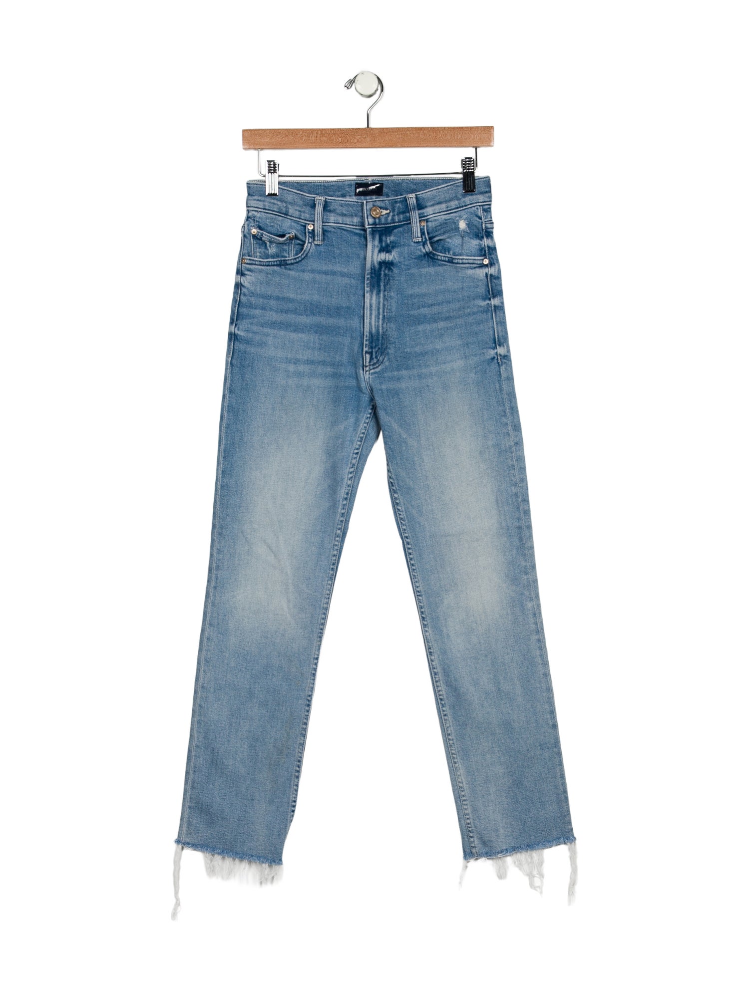 Mother High-Rise Straight Leg Jeans