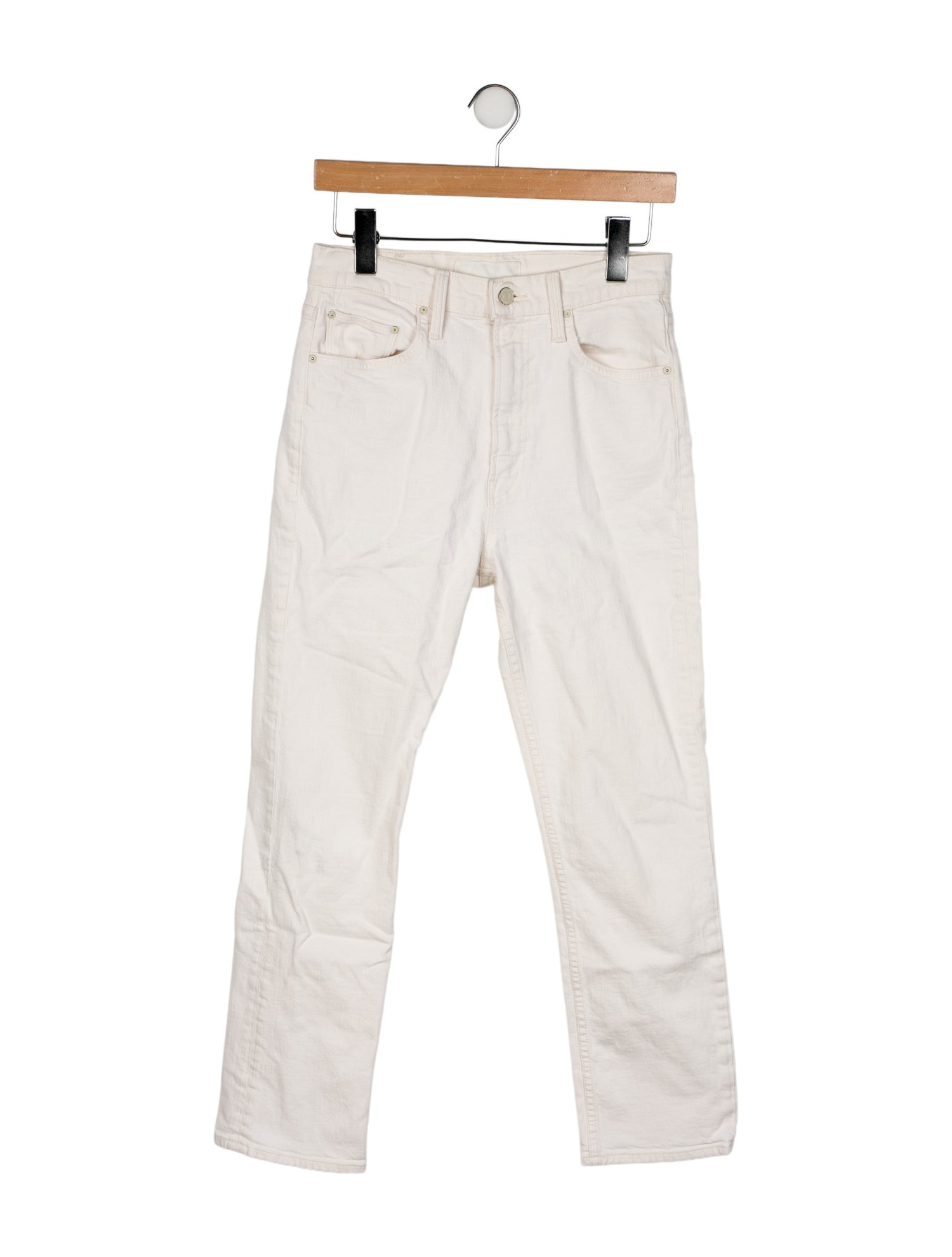 Mother High-Rise Straight Leg Jeans