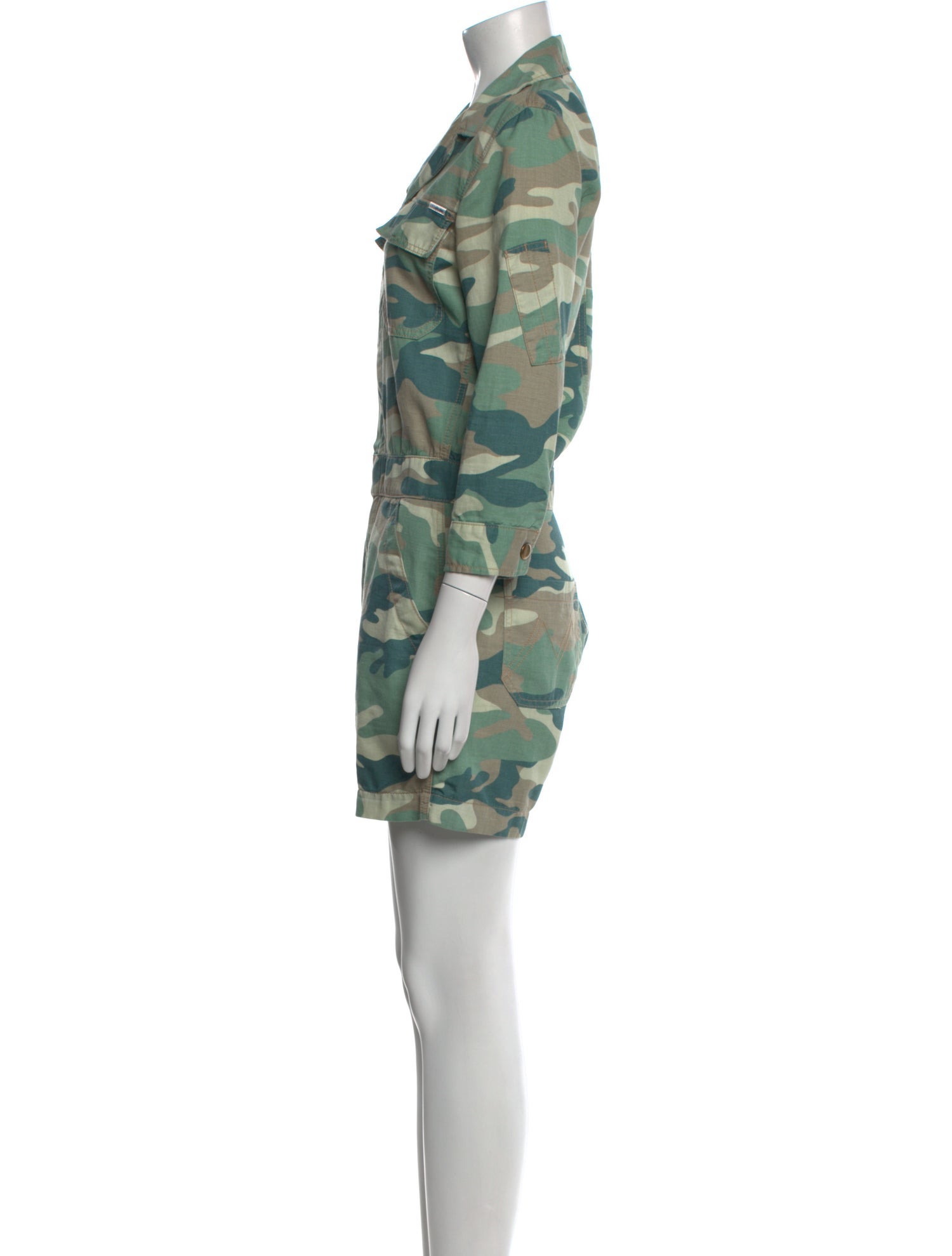 Mother Printed V-Neck Romper