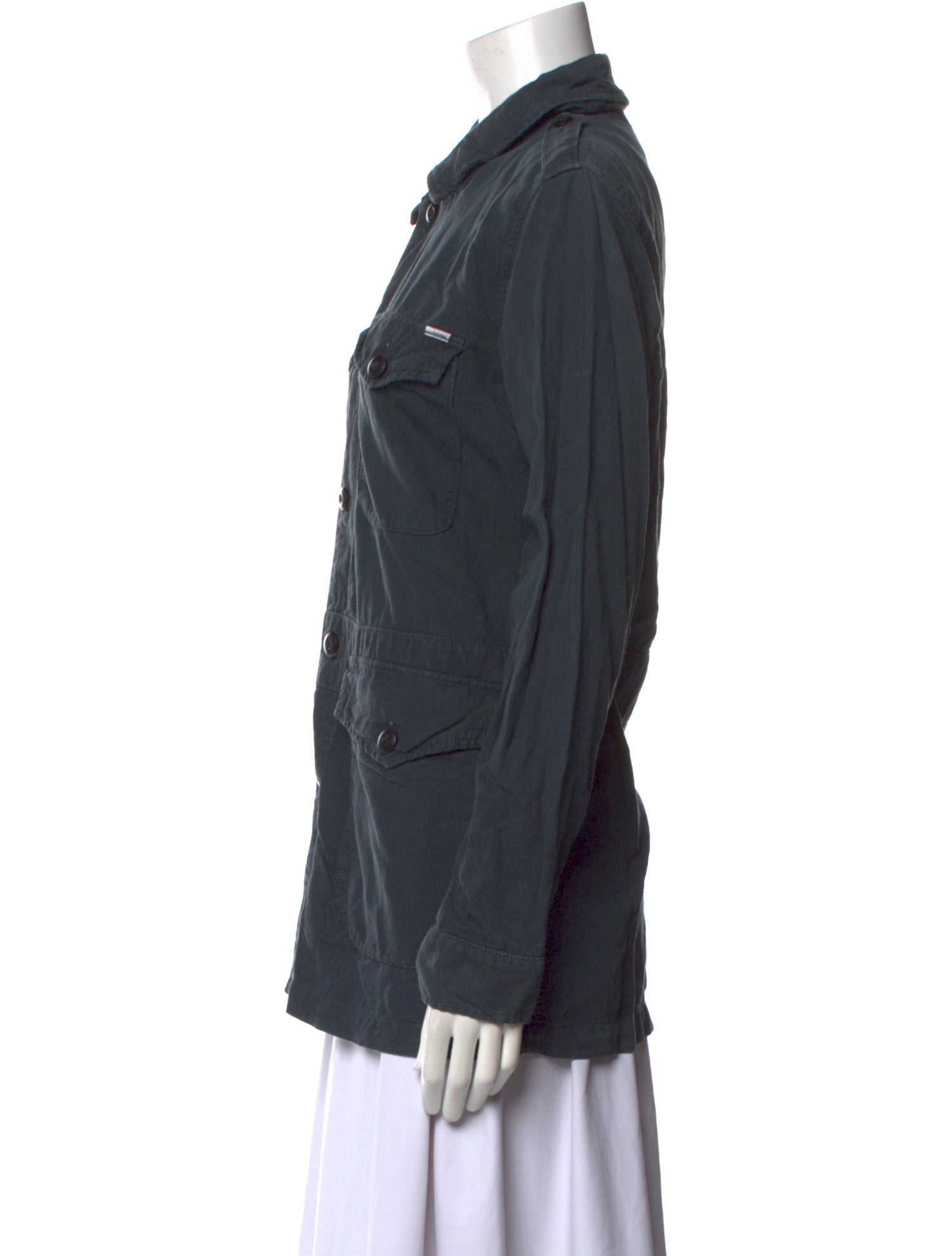 Mother Long Sleeve Button-Up Top