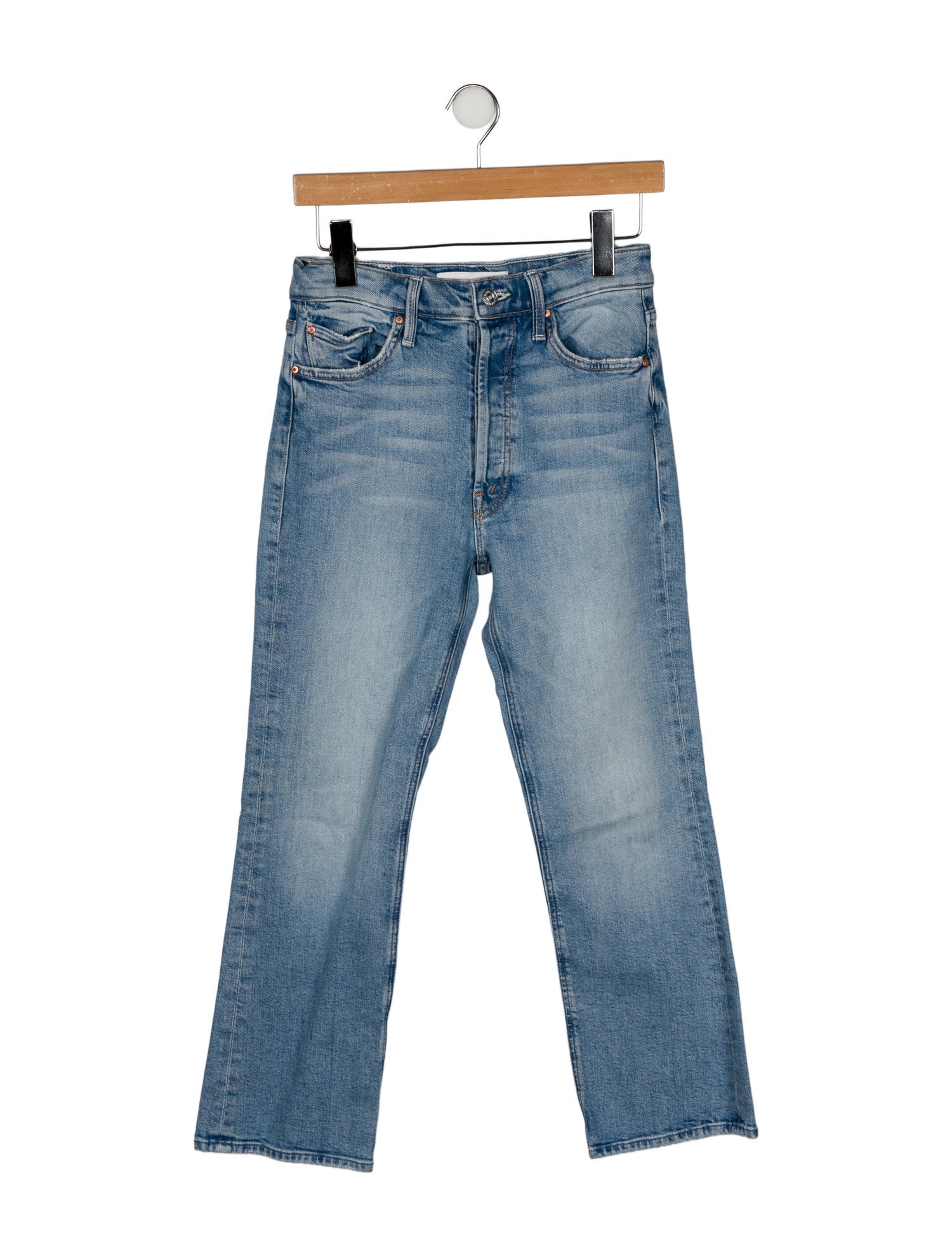 Mother High-Rise Straight Leg Jeans