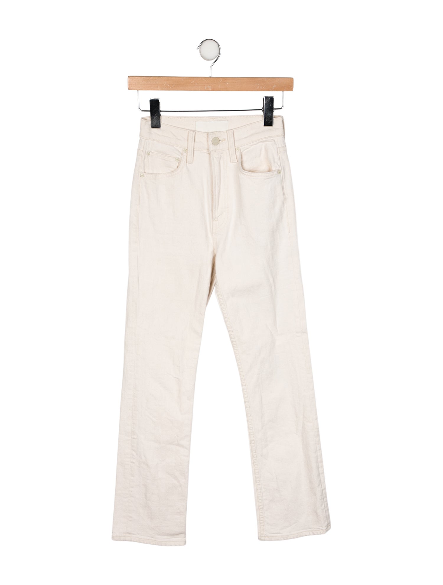 Mother High-Rise Straight Leg Jeans