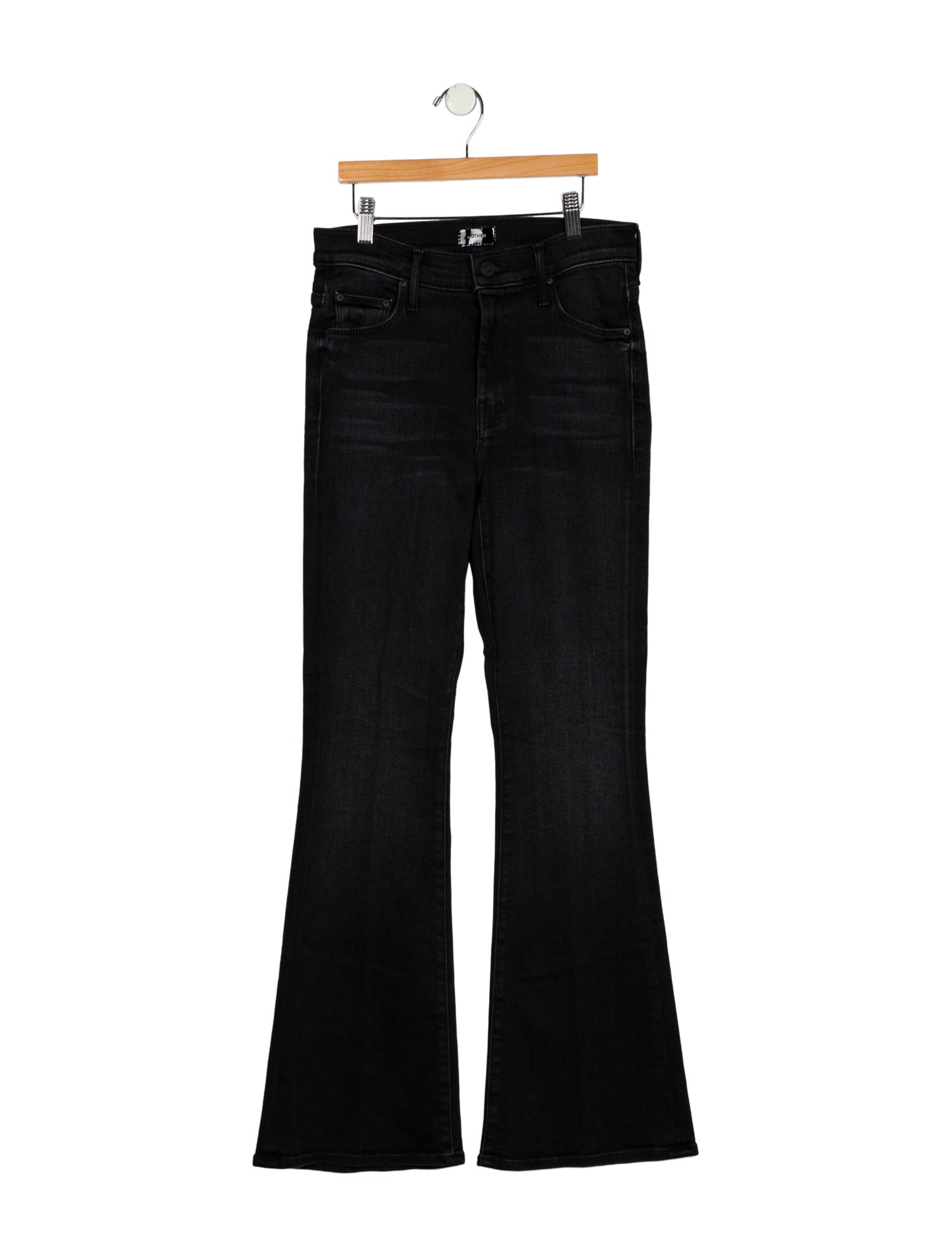Mother Mid-Rise Wide Leg Jeans
