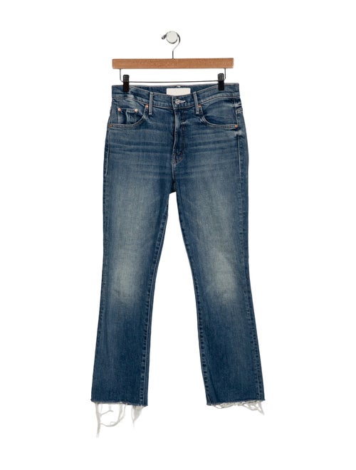 Mother Mid-Rise Straight Leg Jeans