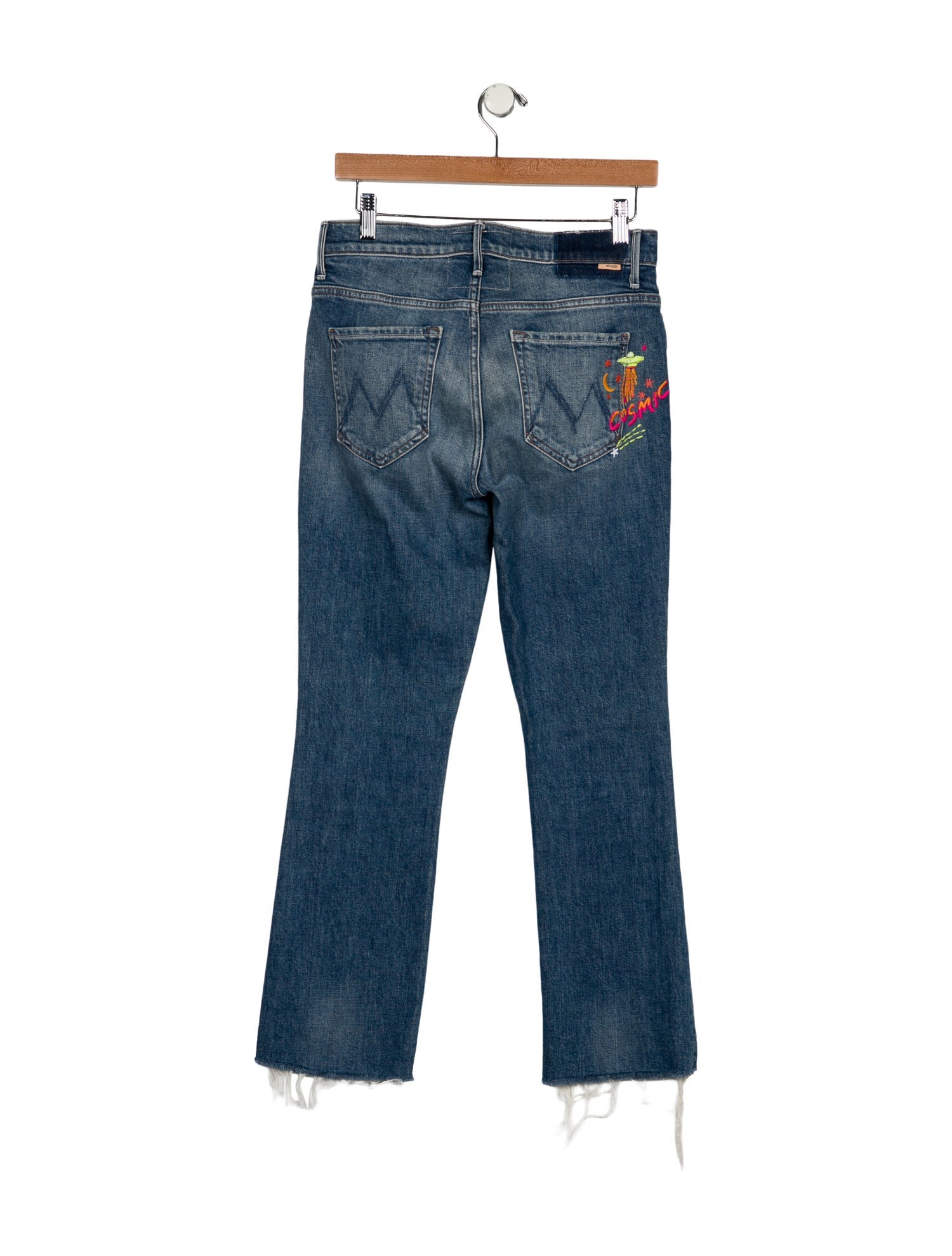 Mother Mid-Rise Straight Leg Jeans