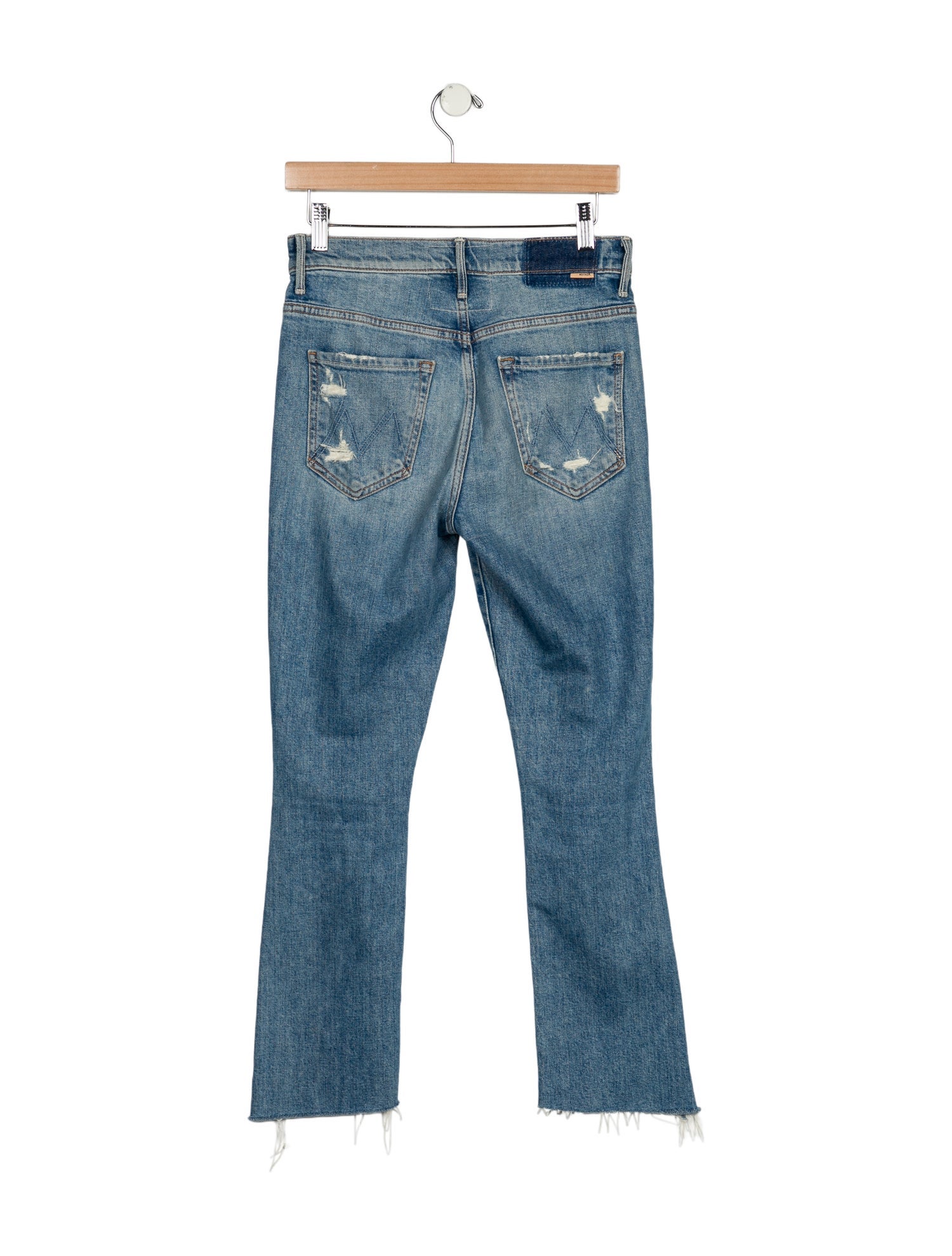 Mother Mid-Rise Straight Leg Jeans